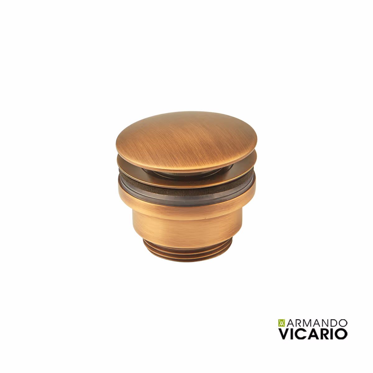 Βαλβίδα Clic-clac Armando Vicario 16001356-225 Natural Brass (Φυσικός Μπρούντζος) (πωλείται μόνο ως σετ με αντίστοιχη μπαταρία)