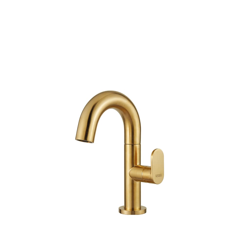 Μπαταρία Νιπτήρος Armando Vicario Slim 500010-201 Gold Brushed
