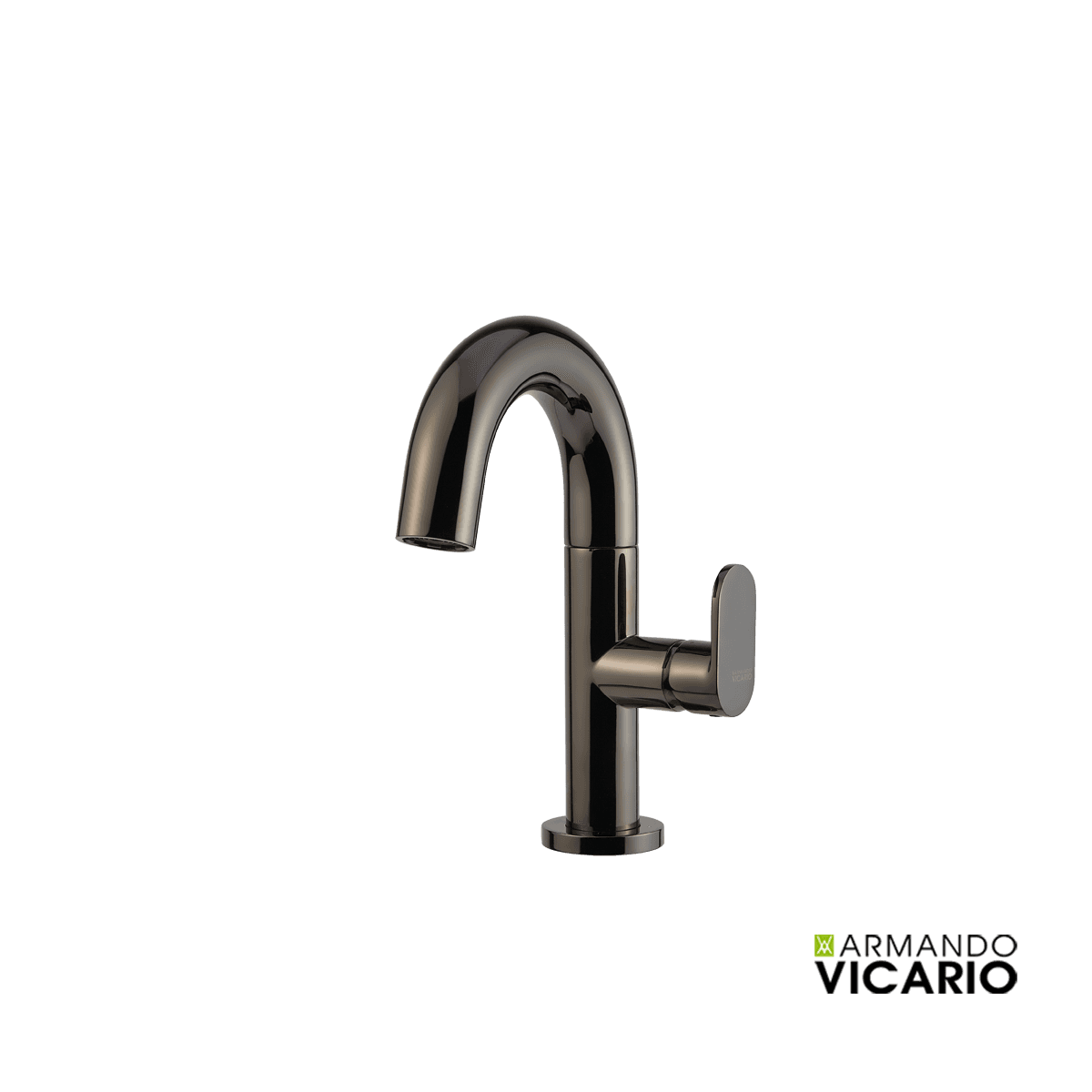 Μπαταρία Νιπτήρος Armando Vicario Slim 500010-405 Black Chrome