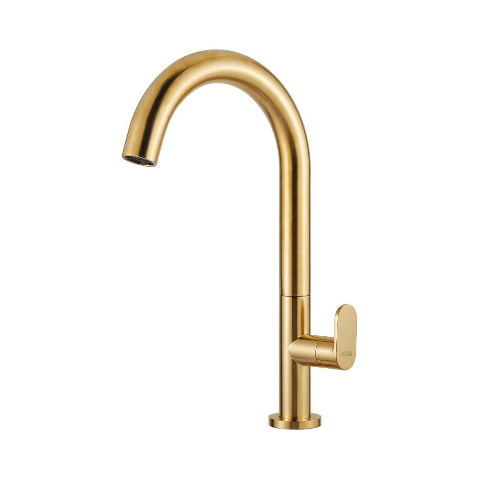 Μπαταρία Νιπτήρος Ψηλή Armando Vicario Slim 500041-201 Gold Brushed