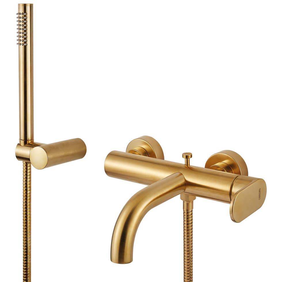 Μπαταρία Λουτρού Armando Vicario Slim 500100-201 Gold Brushed
