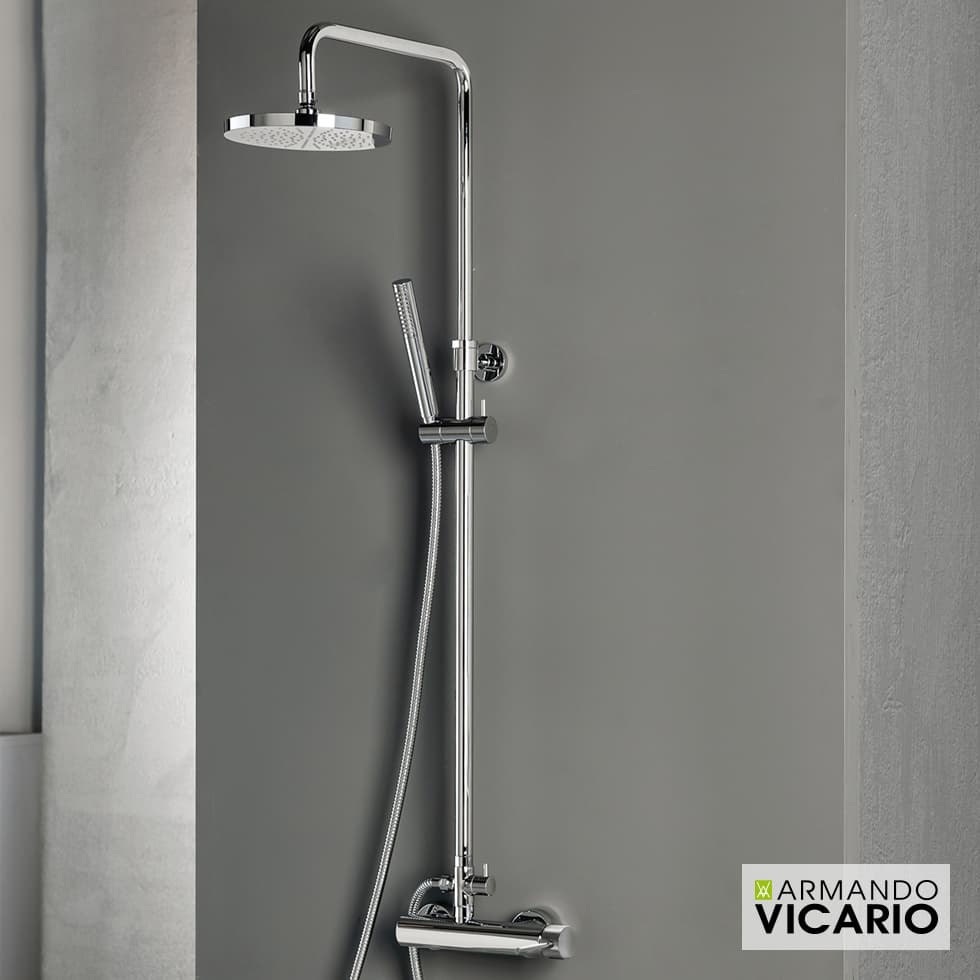 Κολώνα Ντους με Μπαταρία Armando Vicario Industrial 512065-100 Χρώμιο