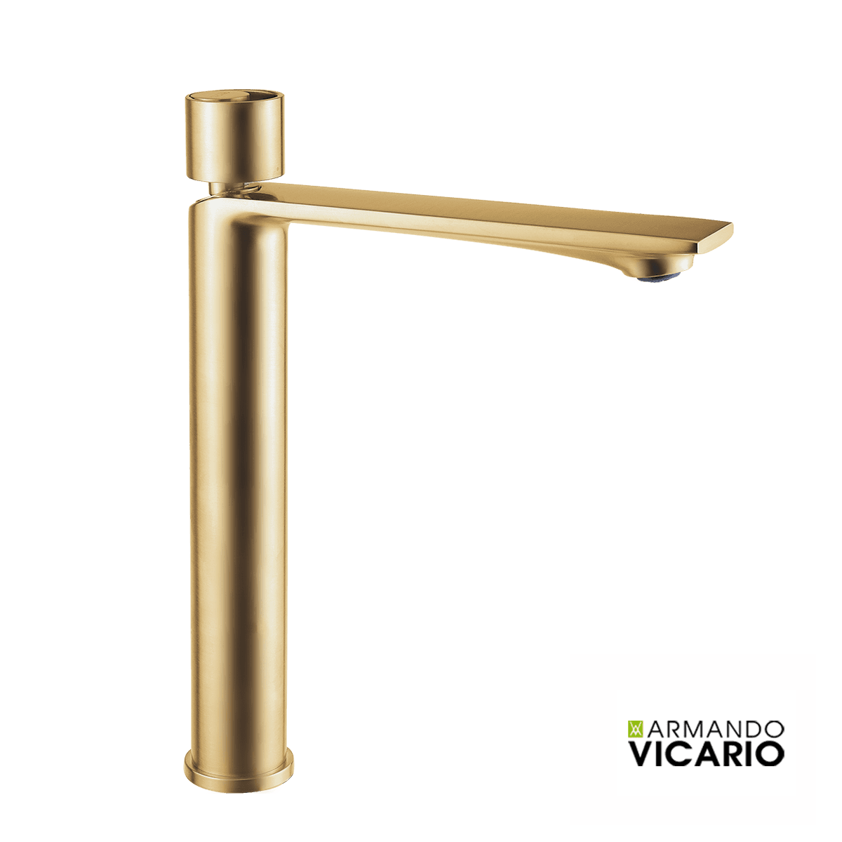 Μπαταρία Νιπτήρος Ψηλή Armando Vicario Halo 515041-201 Gold Brushed