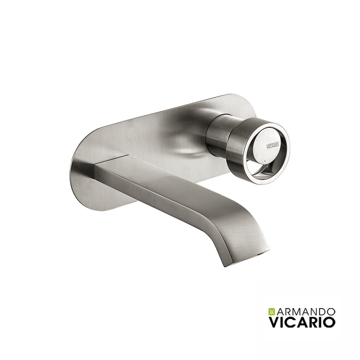Μπαταρία Νιπτήρος Εντοιχισμού Armando Vicario Halo 515045-110 Inox Σατινέ