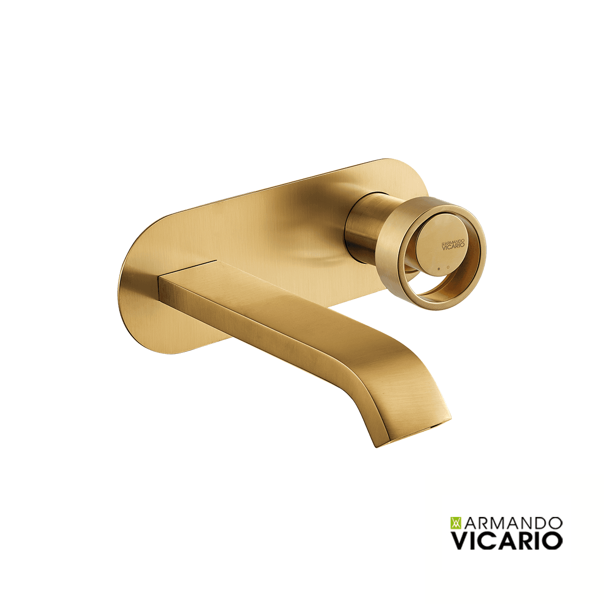 Μπαταρία Νιπτήρος Εντοιχισμού Armando Vicario Halo 515045-201 Gold Brushed