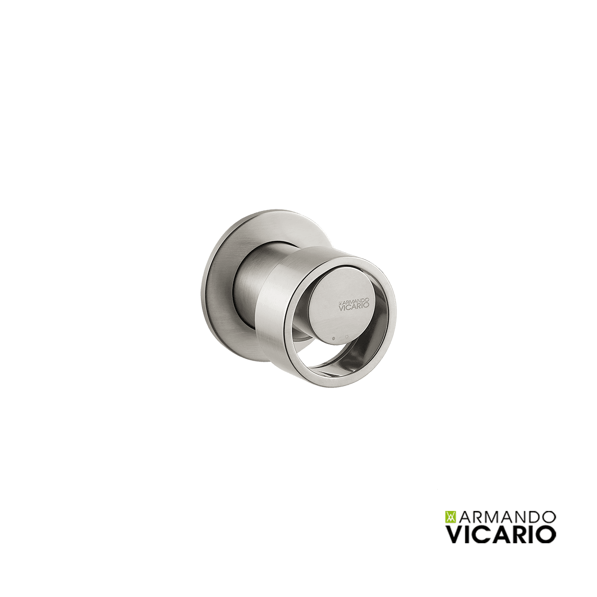 Μίκτης Εντοιχισμού 1 εξόδου Armando Vicario Halo 515050-110 Inox Σατινέ