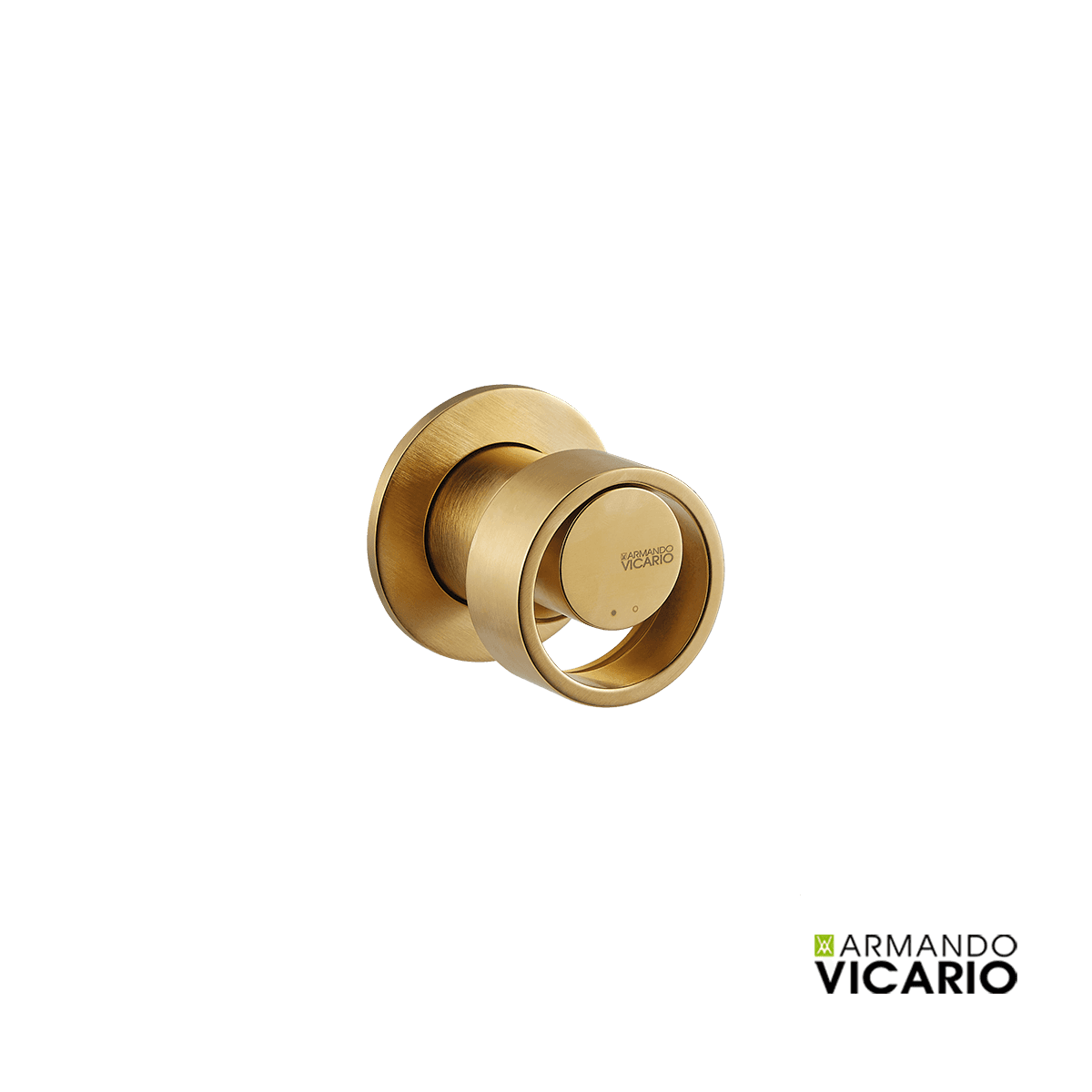 Μίκτης Εντοιχισμού 1 εξόδου Armando Vicario Halo 515050-201 Gold Brushed
