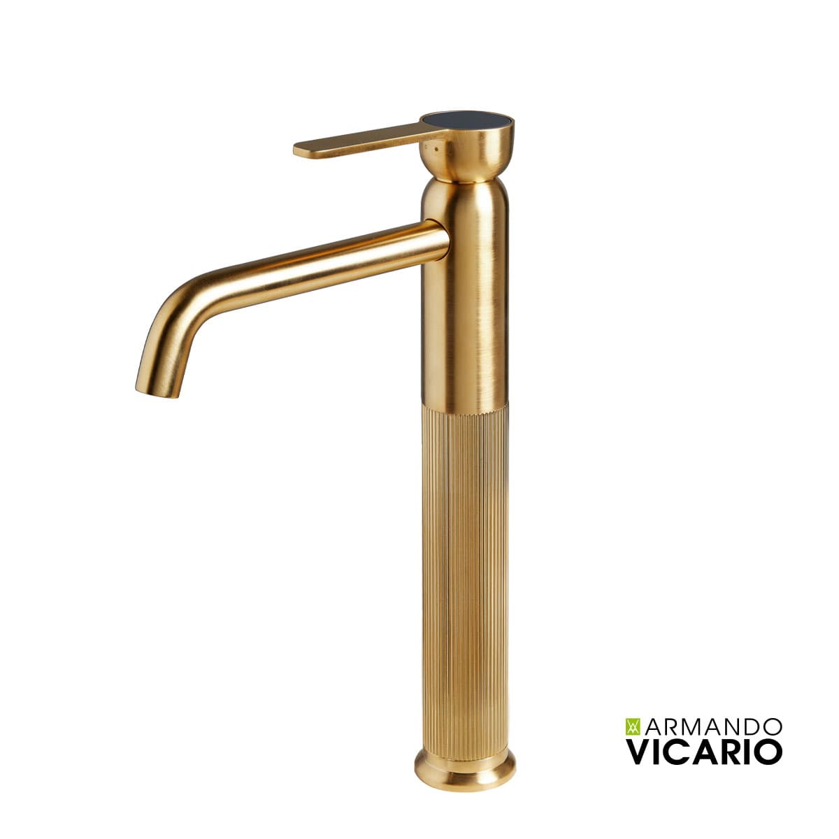 Μπαταρία Νιπτήρος Ψηλή Armando Vicario Lumiere 516041-201 Gold Brushed
