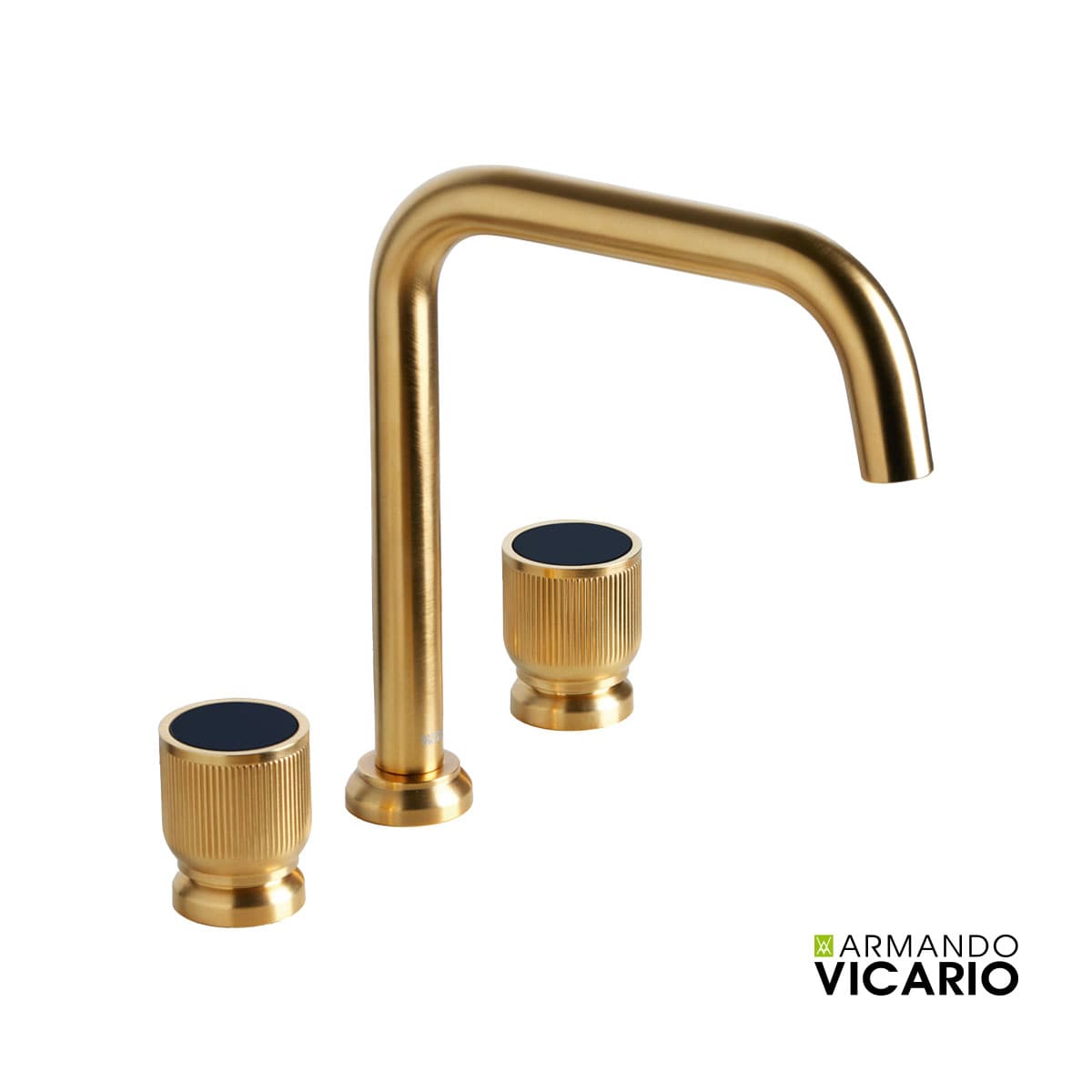 Μπαταρία Νιπτήρος Armando Vicario Lumiere 516043-201 Gold Brushed (3 οπών)