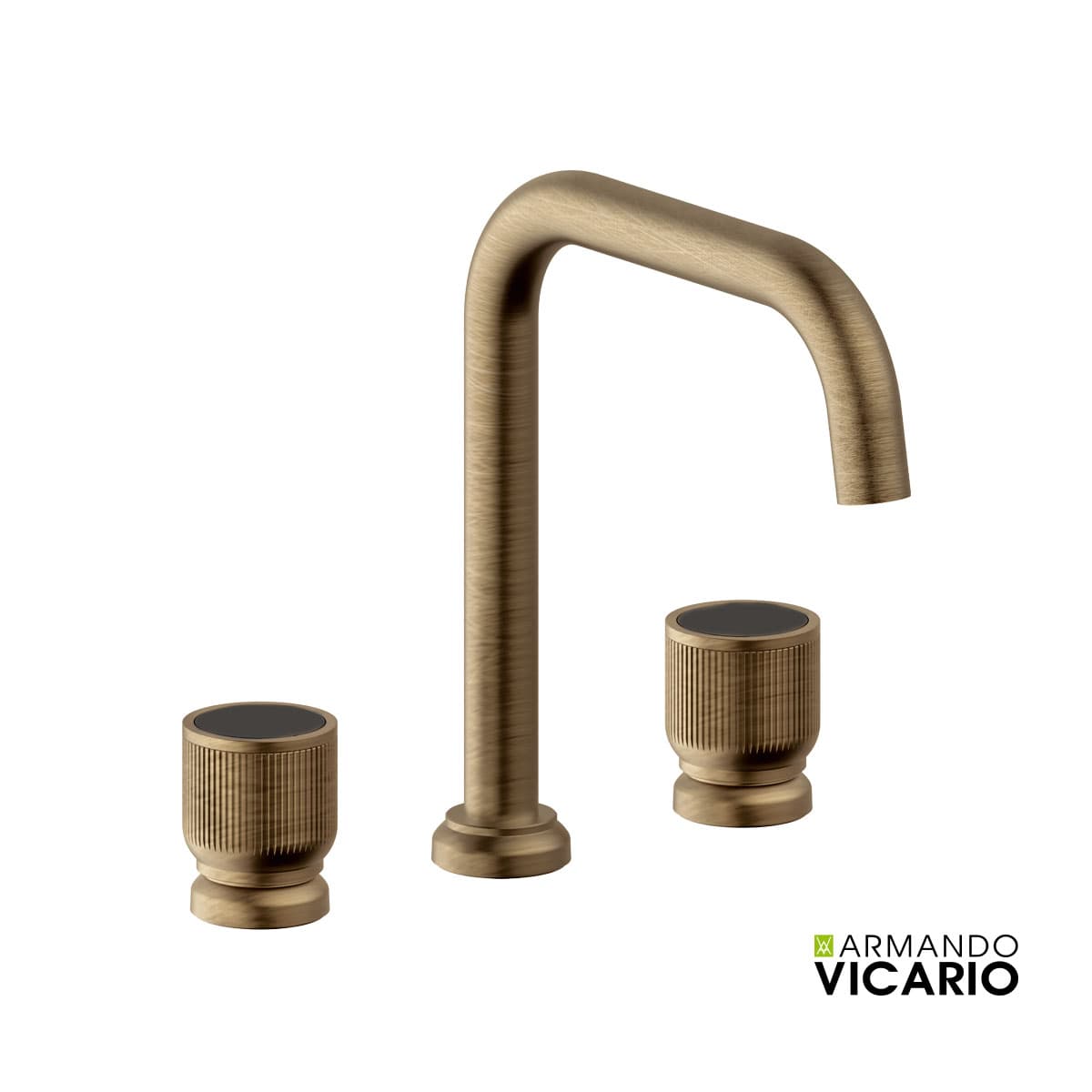 Μπαταρία Νιπτήρος Armando Vicario Lumiere 516043-221 Antique Brass (3 οπών)
