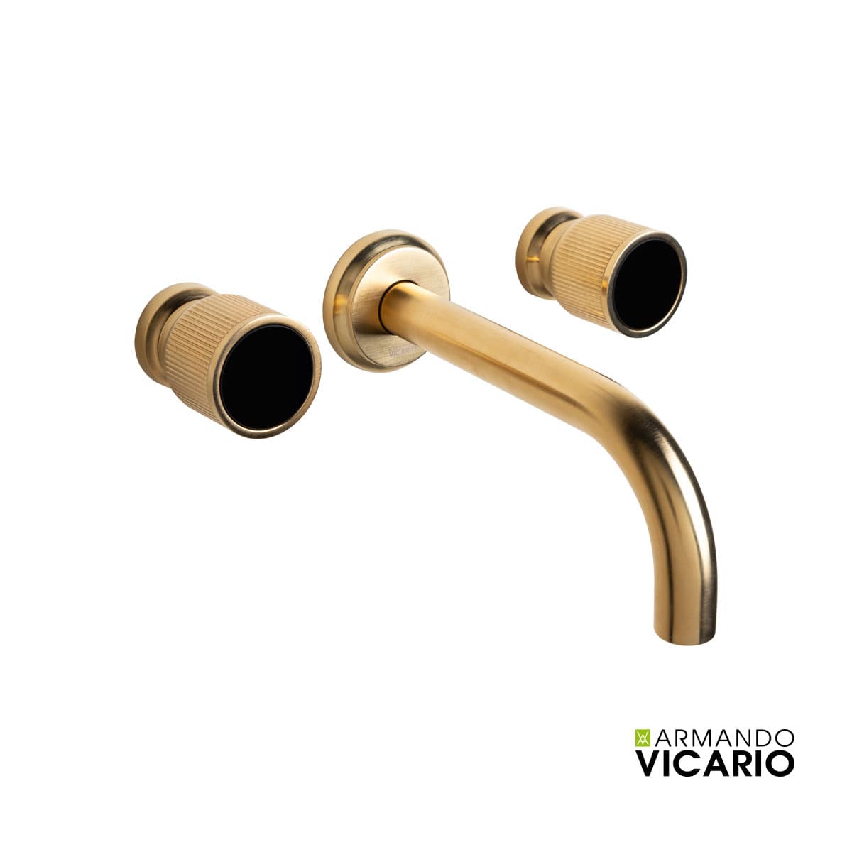 Μπαταρία Νιπτήρος Εντοιχισμού Armando Vicario Lumiere 516046-201 Gold Brushed (3 οπών)