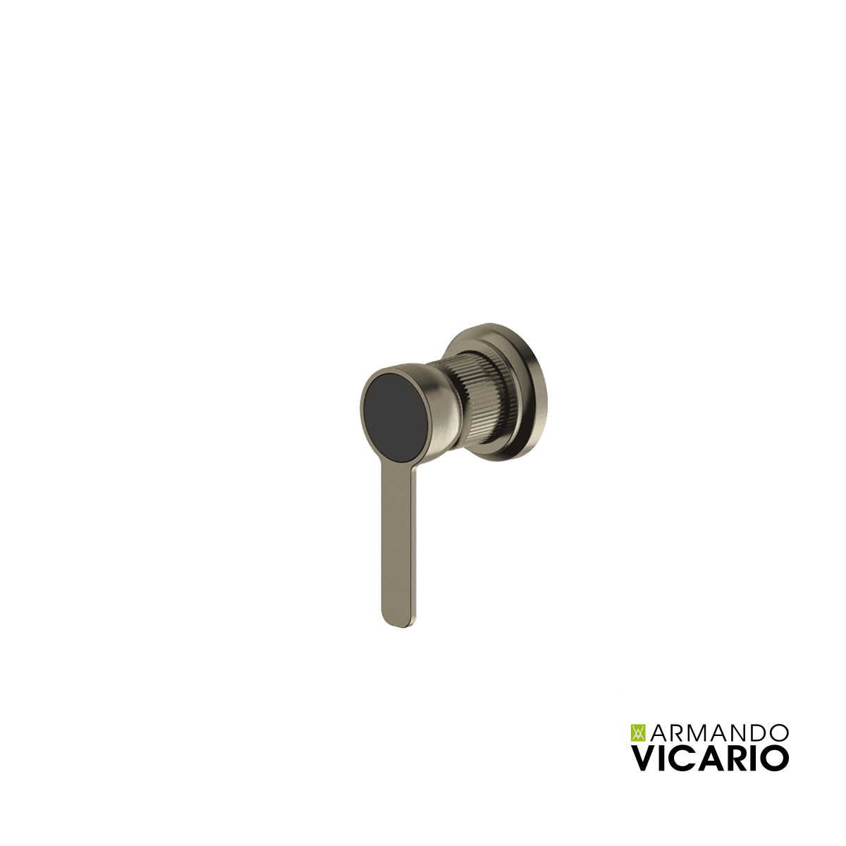 Μίκτης Εντοιχισμού 1 εξόδου Armando Vicario Lumiere 516050-410 Black Brushed