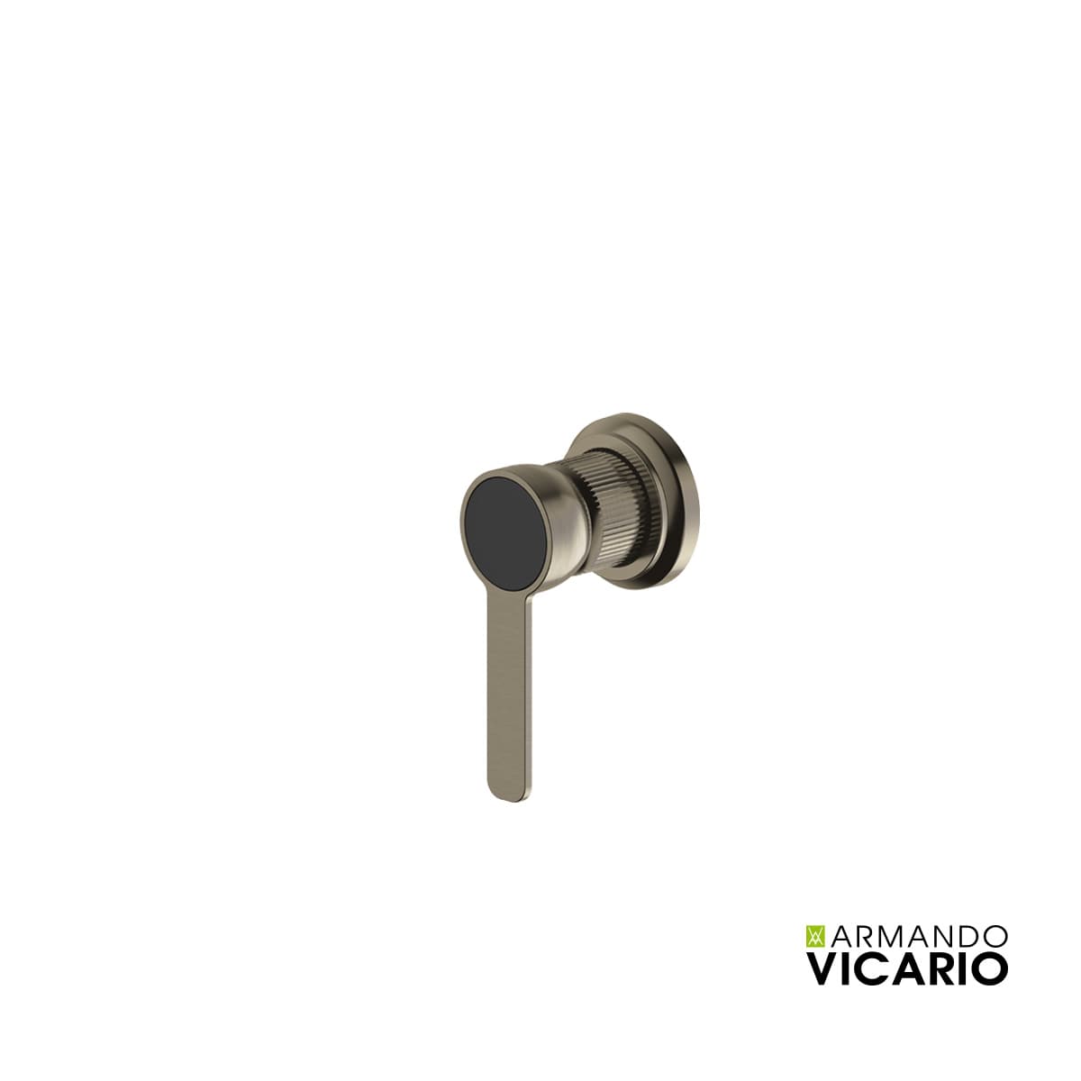 Μίκτης Εντοιχισμού 1 εξόδου Armando Vicario Lumiere 516050-410 Black Brushed