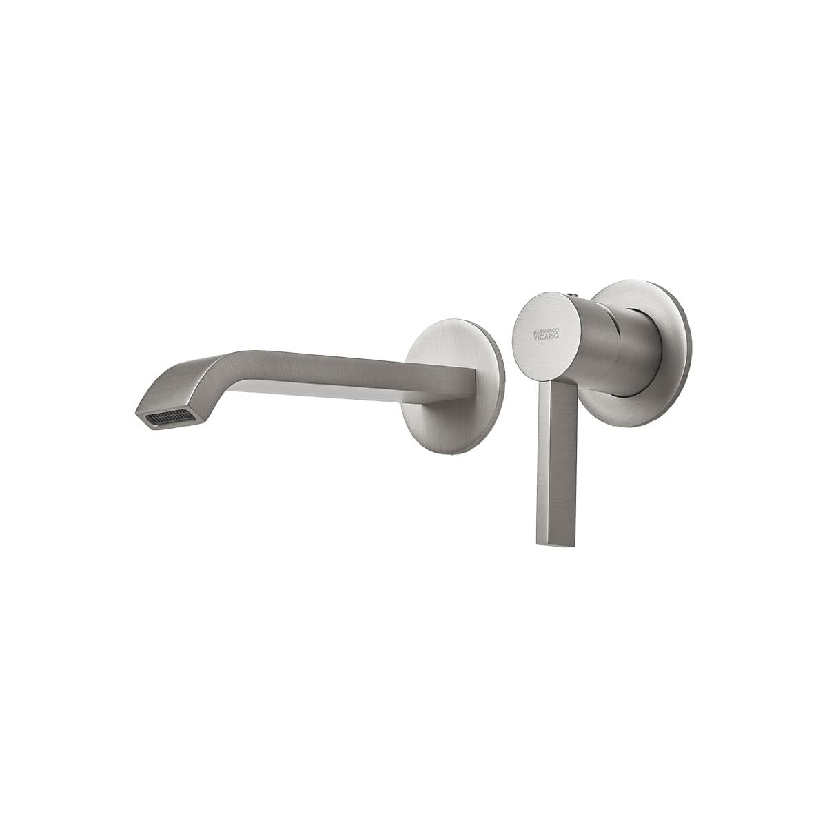 Μπαταρία Νιπτήρος Εντοιχισμού Armando Vicario Mooi 518045-110 Inox Σατινέ (2 οπών)