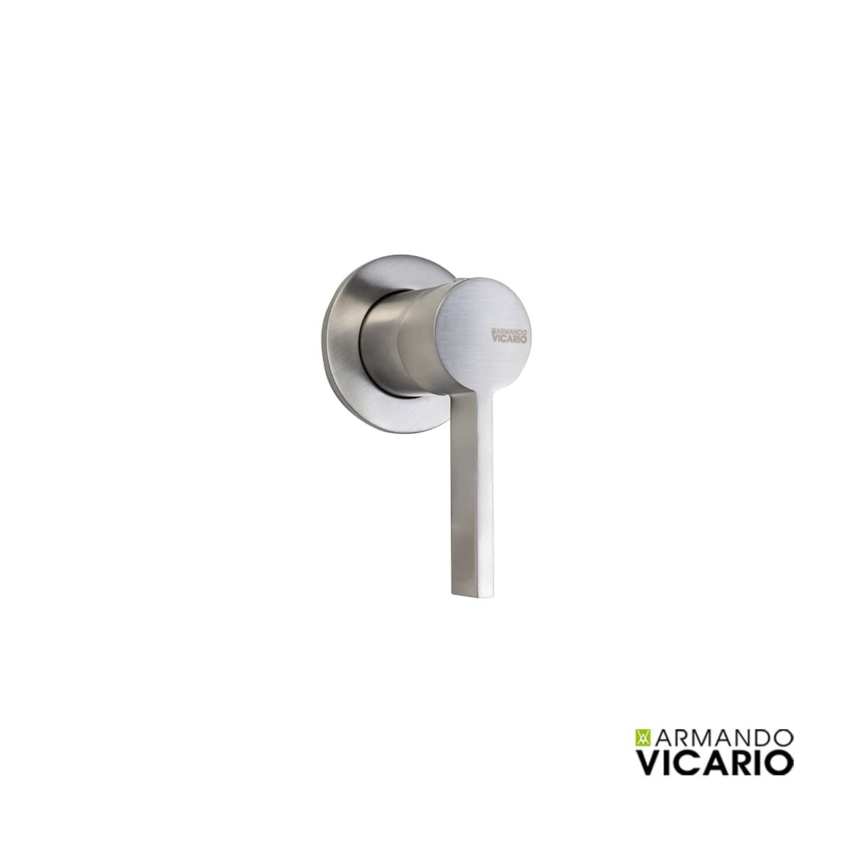 Μίκτης Εντοιχισμού 1 εξόδου Armando Vicario Mooi 518050-110 Inox Brushed