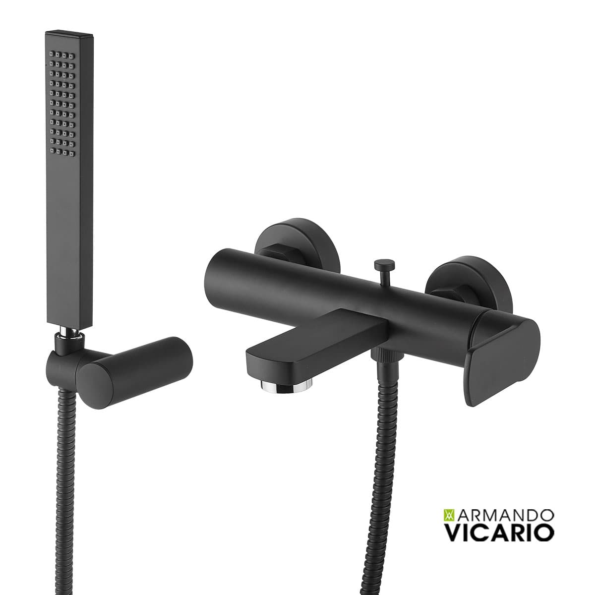 Μπαταρία Λουτρού Armando Vicario Glam 610100-400 Ματ Μαύρο