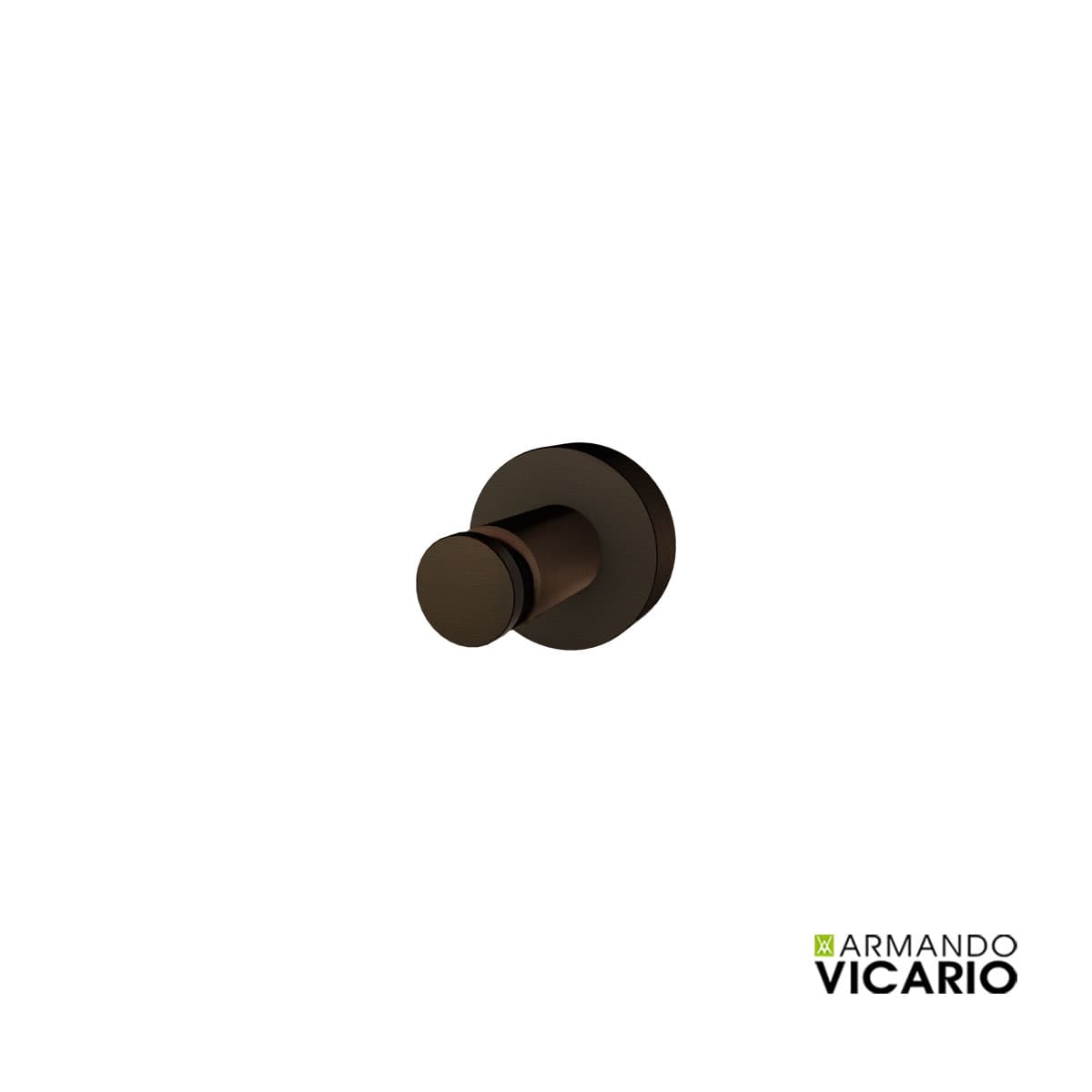 Άγκιστρο μονό Armando Vicario Slim 900155-541 Tuscany Brass Φ4x4,7cm