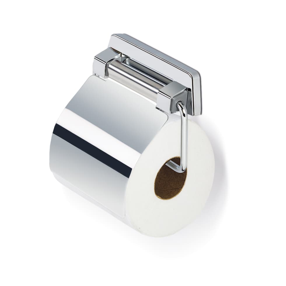 Χαρτοθήκη με καπάκι Geesa Hotelia 5144 Χρώμιο 13,2x13x11cm