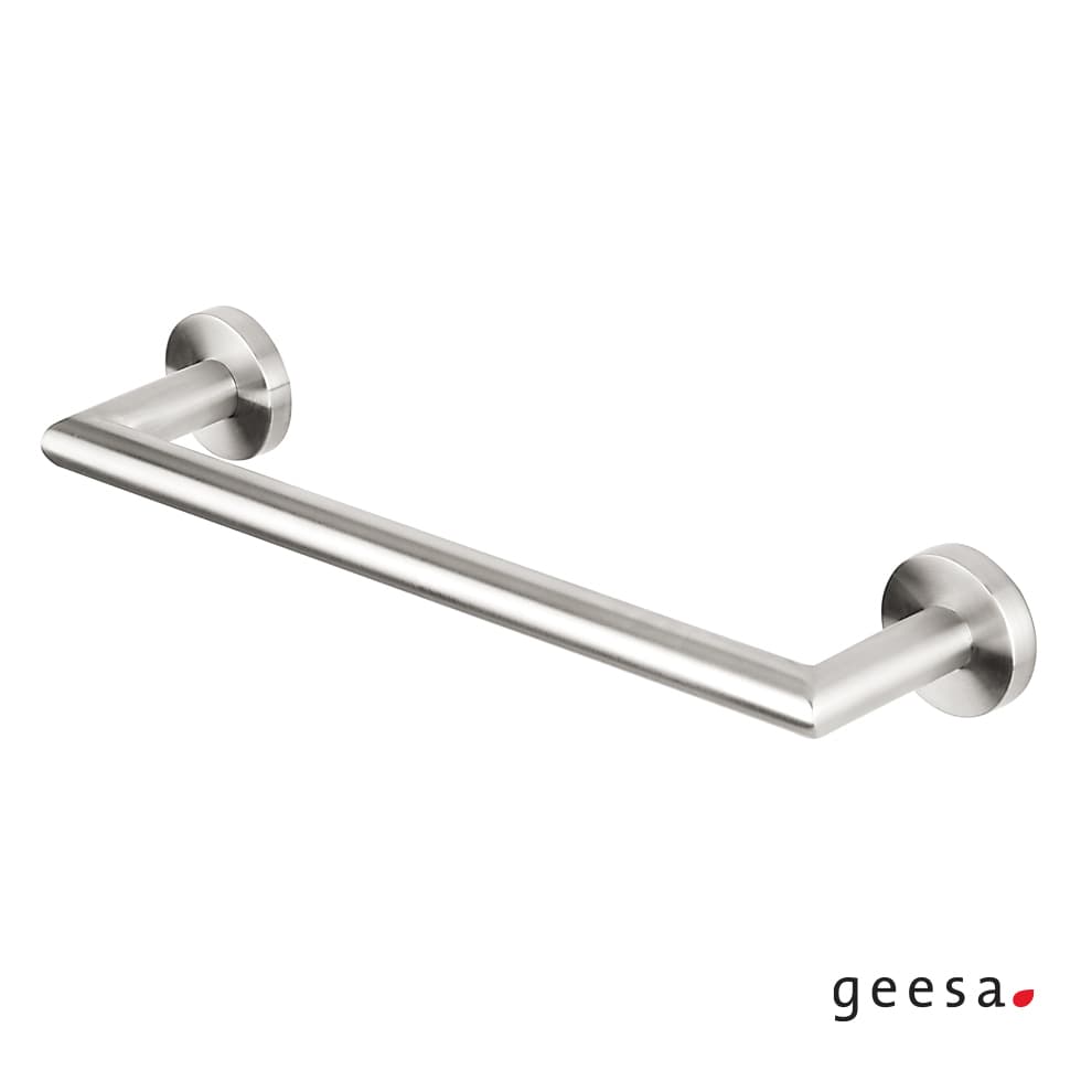 Πετσετοκρεμάστρα και Λαβή για τοίχο Geesa Nemox 6506-110 Ματ Ίνοξ 30x7,4x4,8cm