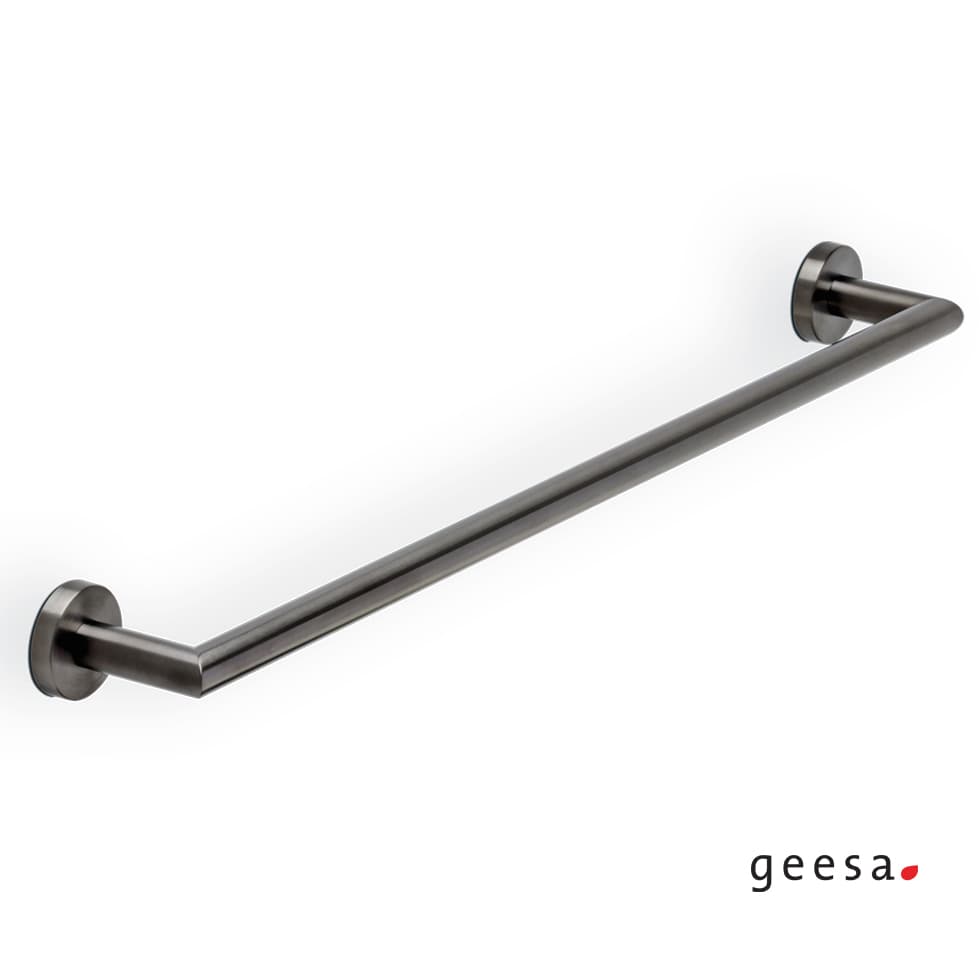 Πετσετοκρεμάστρα Geesa Nemox 6507-410 Black Brushed 64,8x7,4x4,8cm