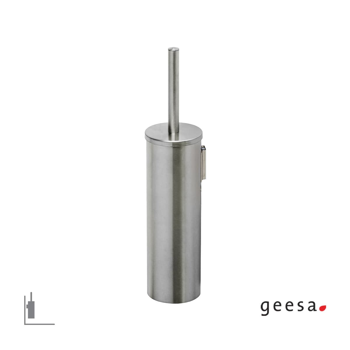Πιγκάλ Επιτοίχιο Geesa Nemox 6511-110 Ματ Ίνοξ Φ8x37cm
