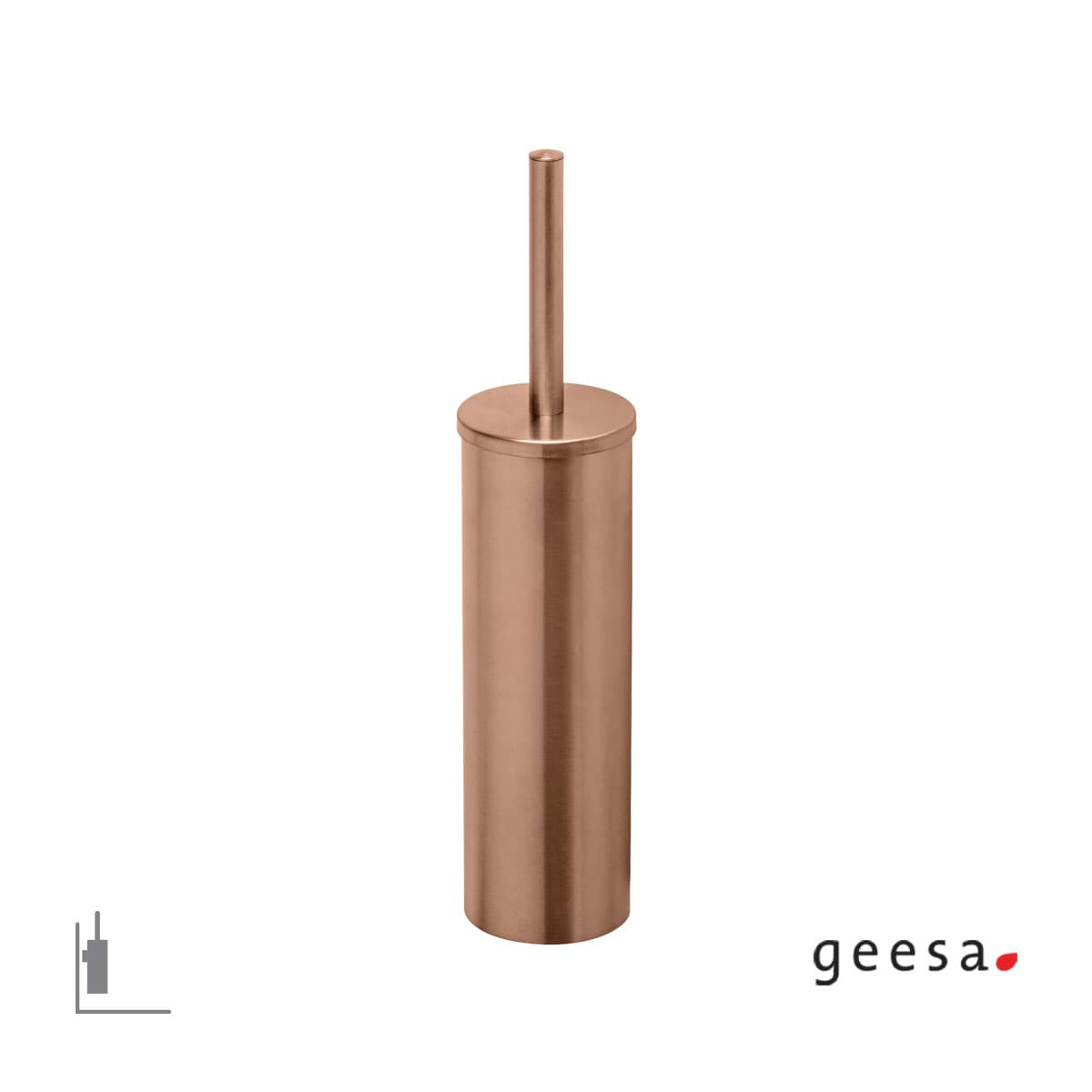 Πιγκάλ Επιτοίχιο Geesa Nemox 6511-811 Rose Gold Brushed PVD Φ8x37cm