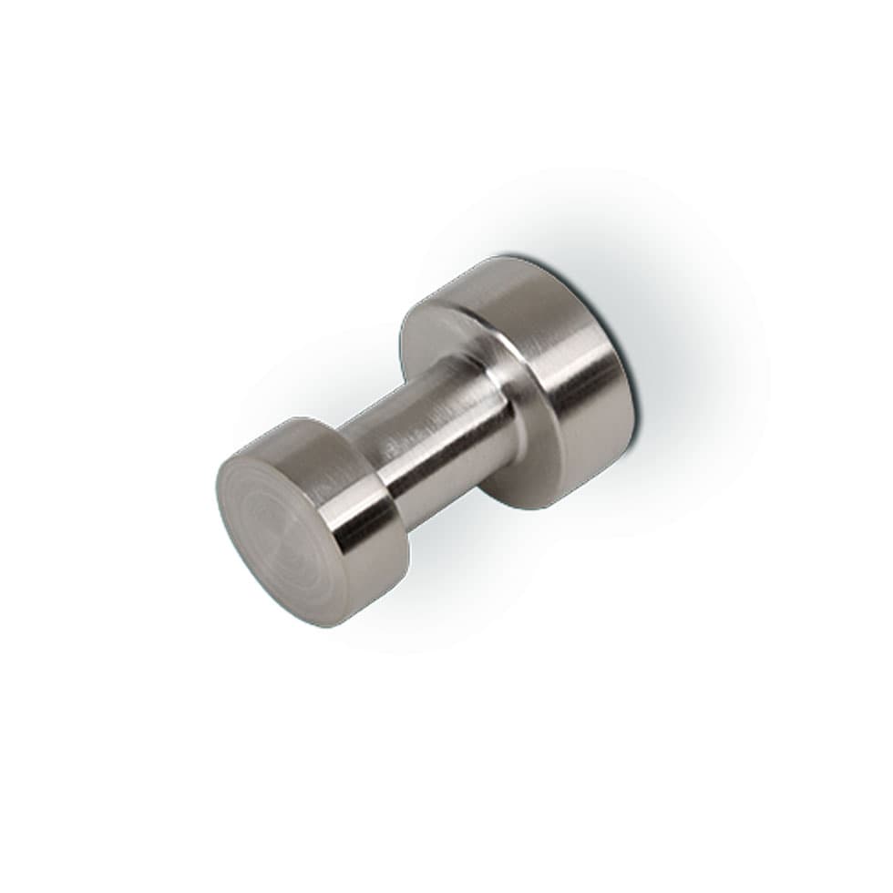 Άγκιστρο μονό Geesa Nemox 6513-110 Ματ Ίνοξ Φ2x3cm