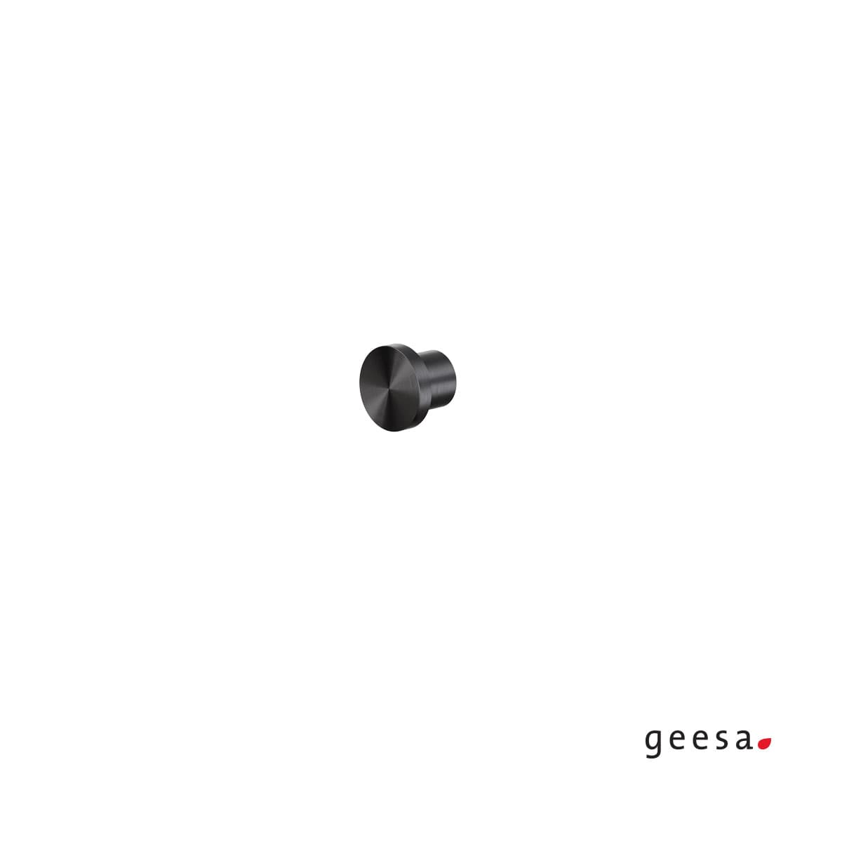 Άγκιστρο μονό Geesa Opal 7213-411 Black Brushed Φ2,5x2cm