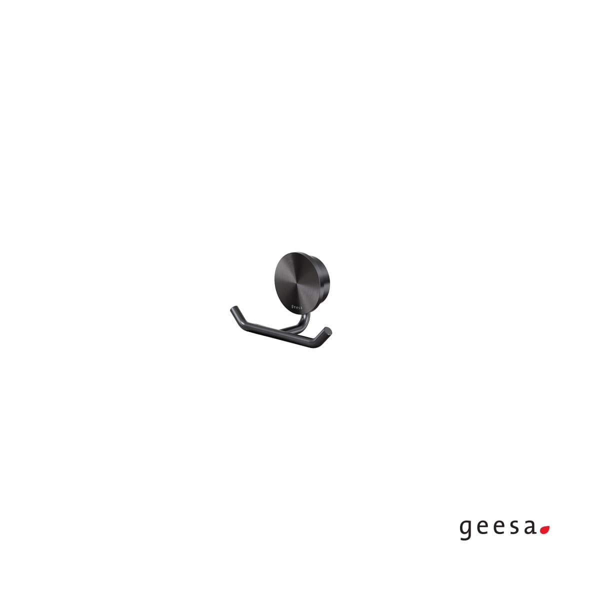 Άγκιστρο διπλό Geesa Opal 7215-411 Black Brushed 11,5x7,1x4,6cm