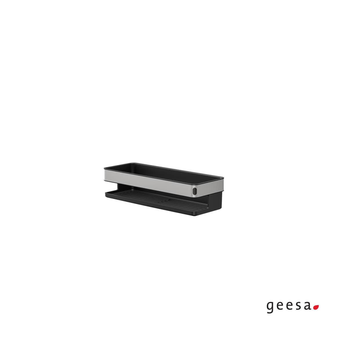 Σπογγοθήκη Μπουκαλοθήκη Geesa Cooper 800234-110 Inox / Ματ Μαύρο 28x10,5x6,9cm