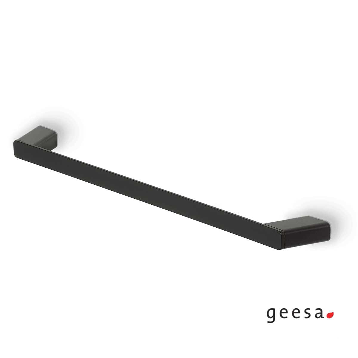 Πετσετοκρεμάστρα Geesa Shift 9907/60-400 Ματ Μαύρο 65cm