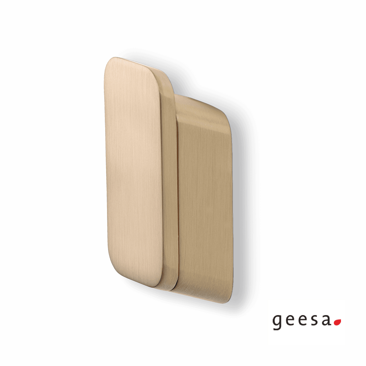 Άγκιστρο μονό Geesa Shift 9967-201 Brushed Gold 3x7,1x2,3cm