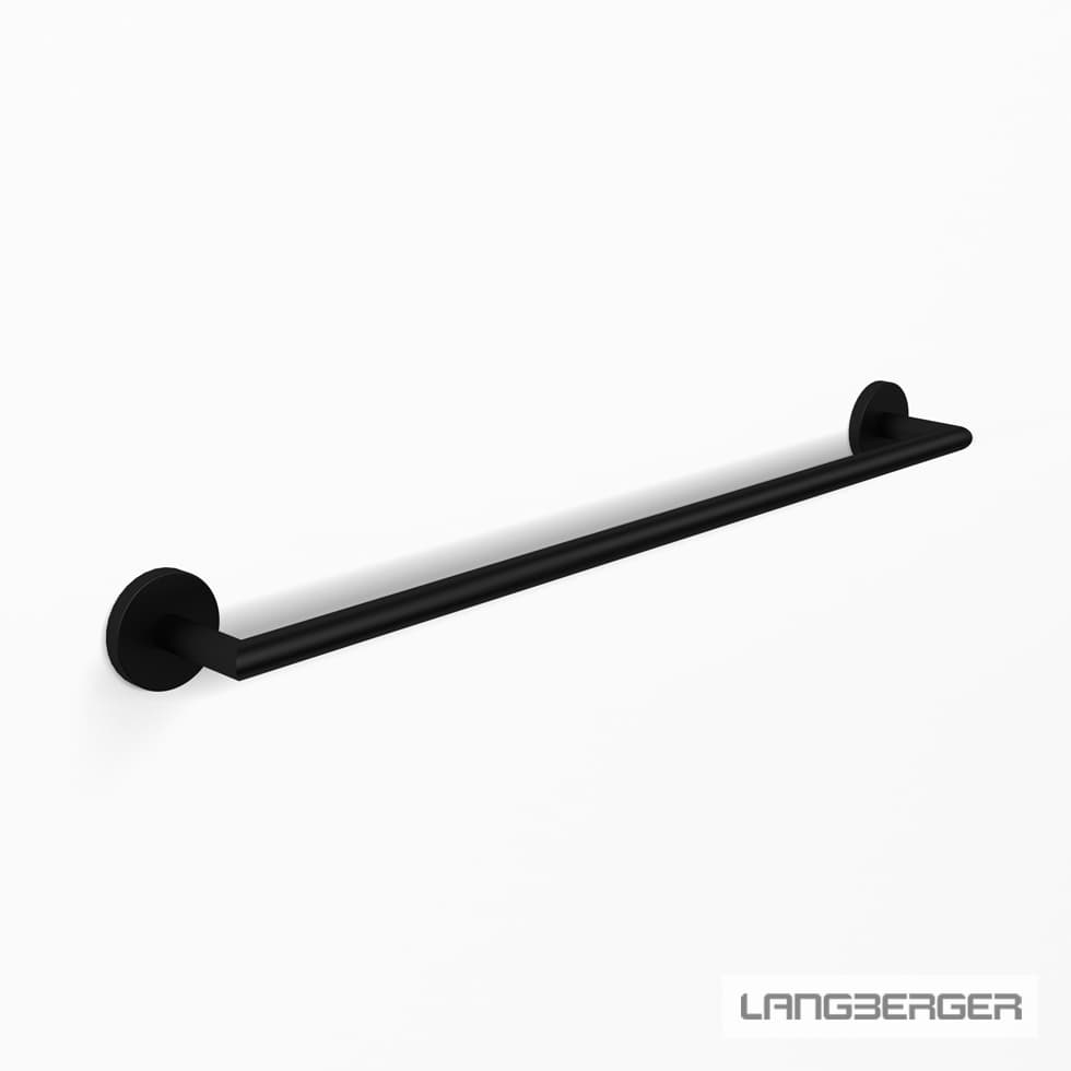 Πετσετοκρεμάστρα Langberger 21108-01B-400 Ματ Μαύρο 66x7x6cm