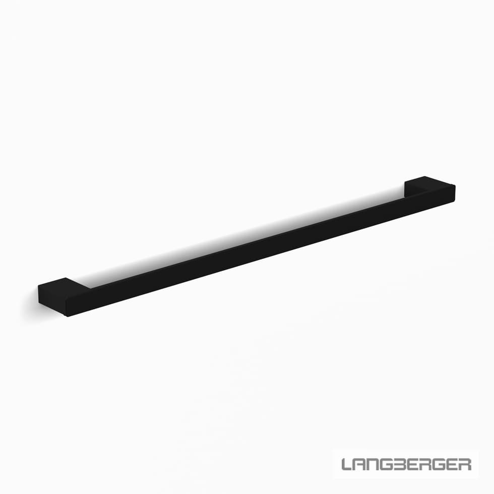 Πετσετοκρεμάστρα Langberger 21123-01A-400 Ματ Μαύρο 64x6x2cm