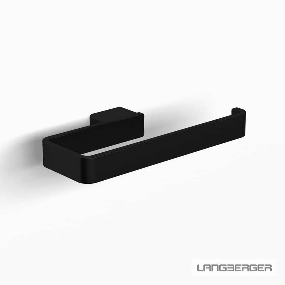 Κρίκος Πετσέτας Langberger 21123-38B-400 Ματ Μαύρο 20x10x2cm
