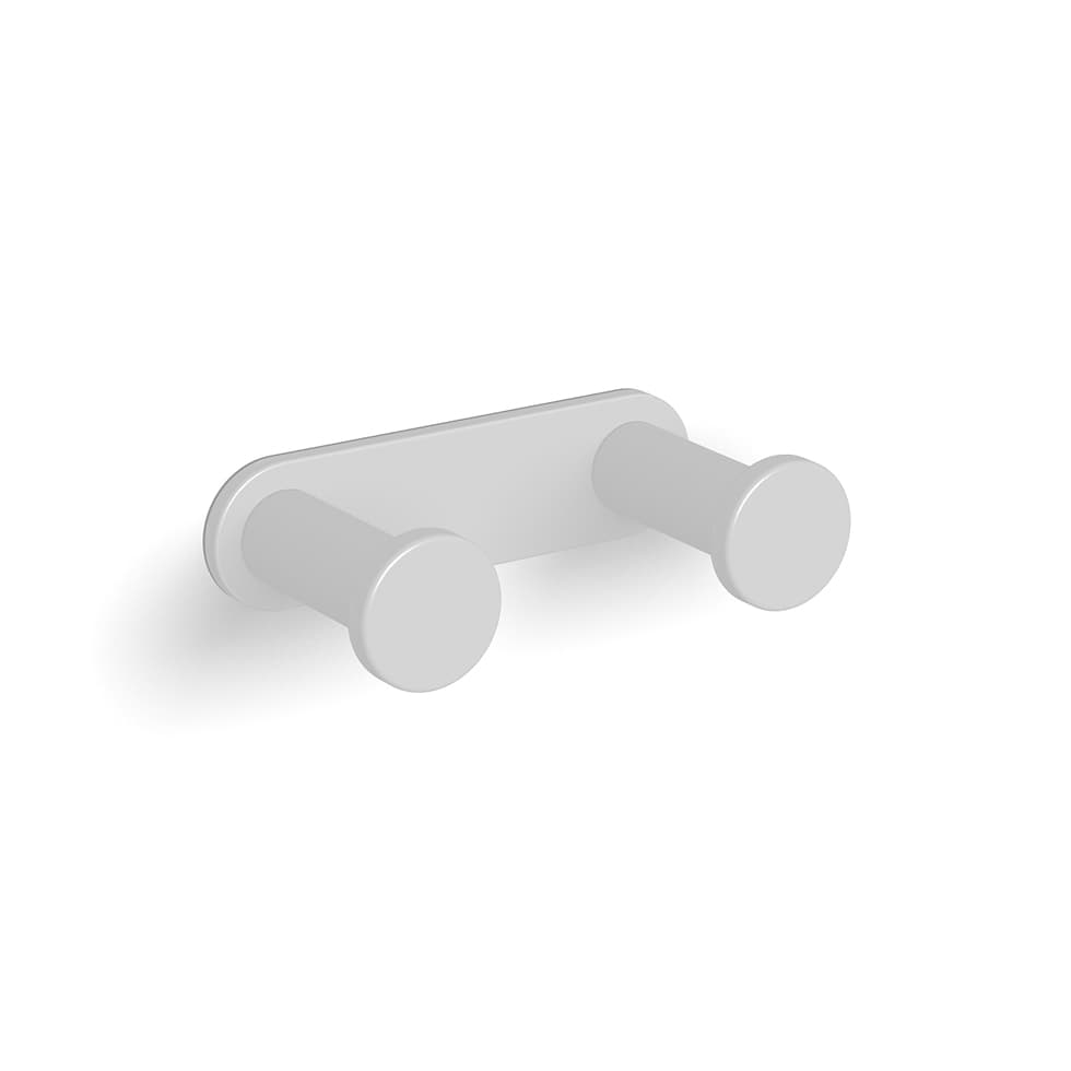 Άγκιστρο διπλό Langberger 21280-32A-300 Ματ Λευκό 7x2x4cm