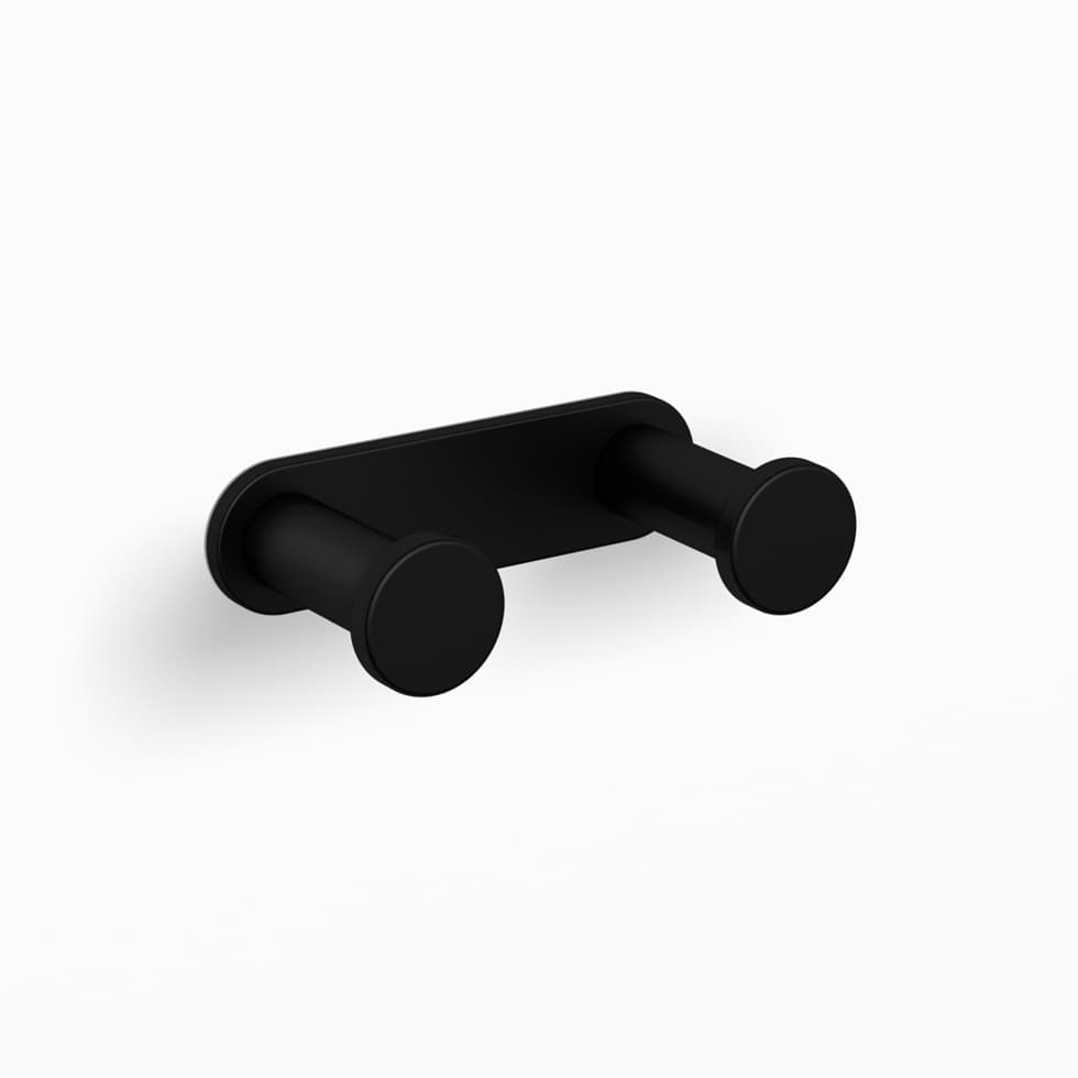 Άγκιστρο διπλό Langberger 21280-32A-400 Ματ Μαύρο 7x2x4cm