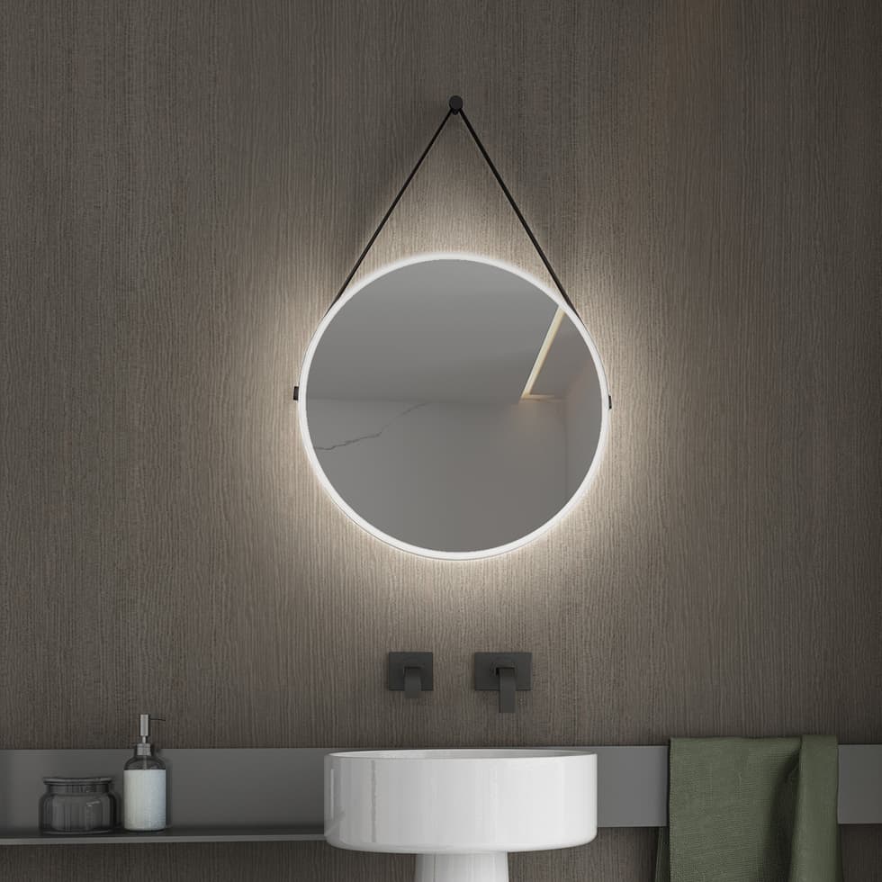 Καθρέπτης μπάνιου με Led Luminor Hung 45 Φ45cm