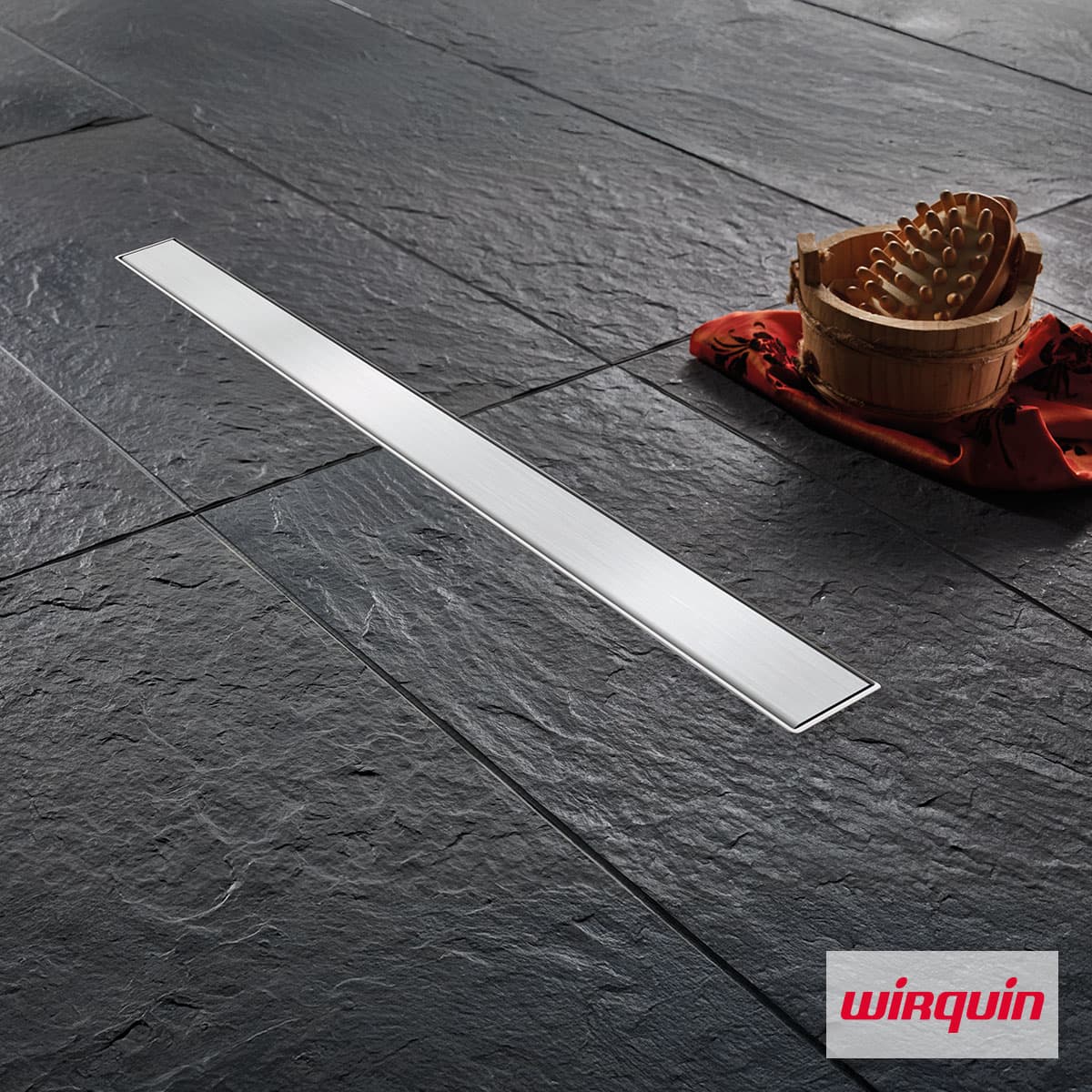 Κανάλι Ντους Wirquin Acqua AQ600 Inox 60εκ Υ6,2cm