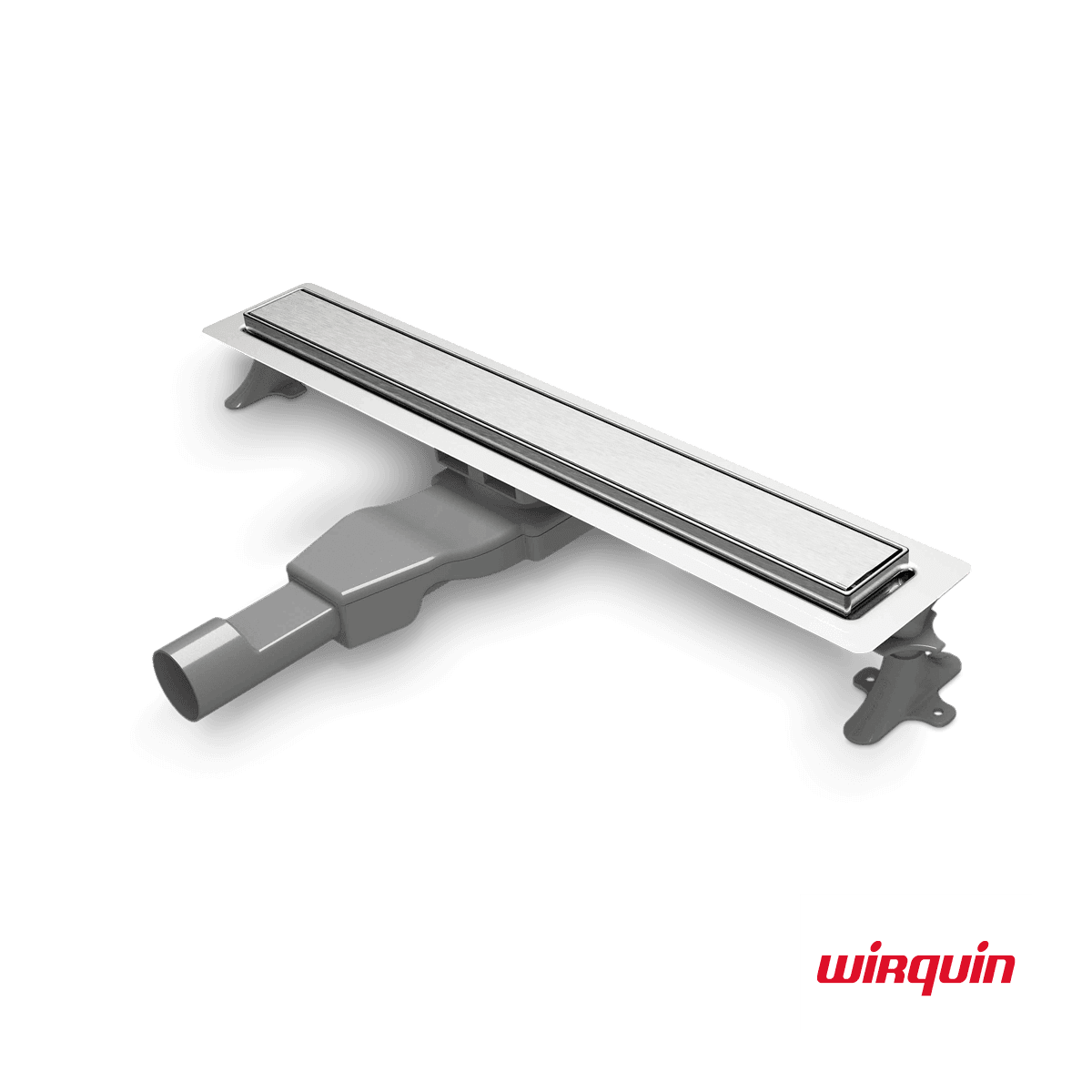Κανάλι Ντους Wirquin Flat Linear FL600 Inox 60εκ (και για πλακάκι) Υ6cm