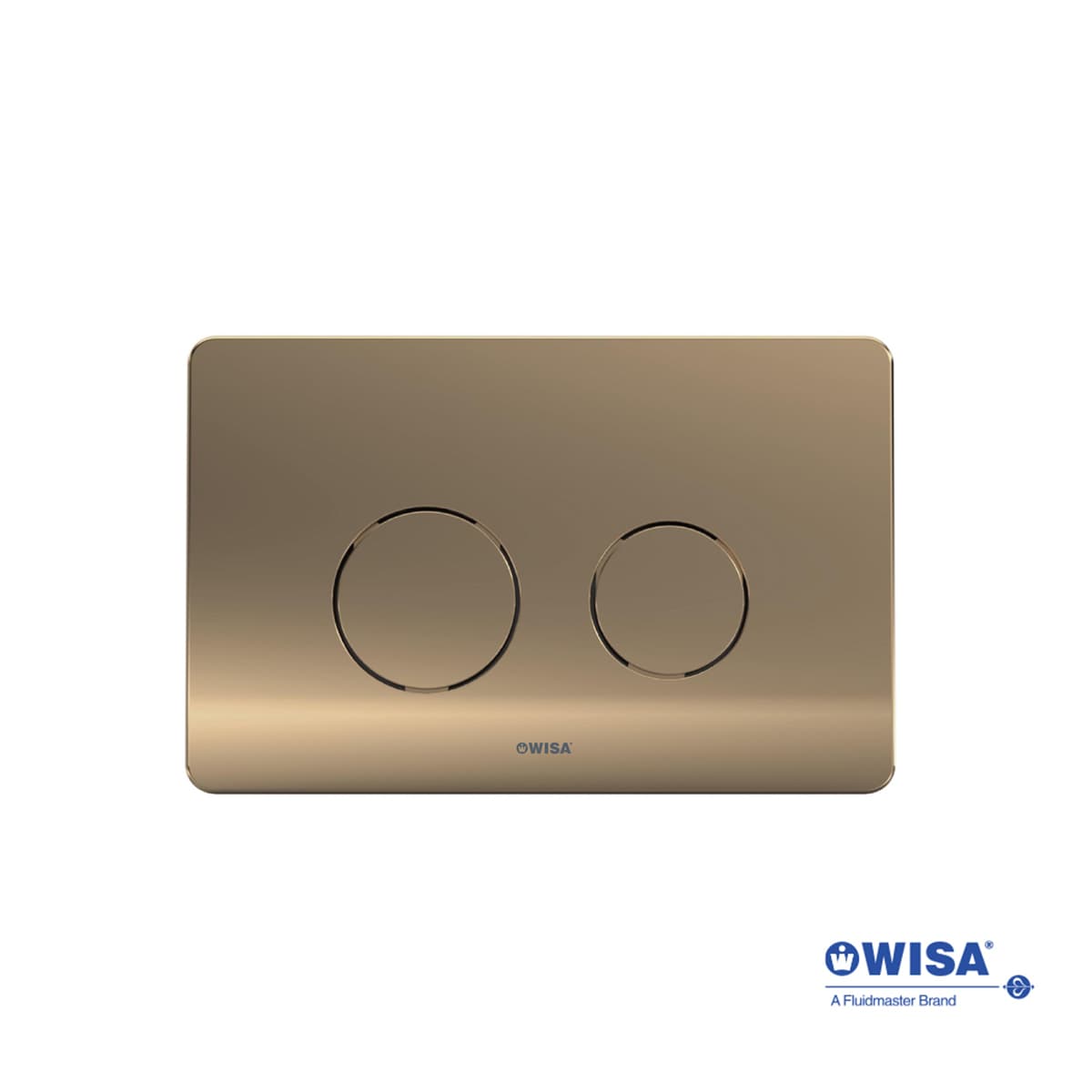 Πλακέτα χειρισμού easy-touch Wisa F099-811 Rose Gold Brushed PVD 24,7x16,5cm