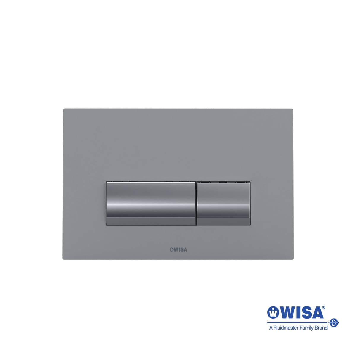 Πλακέτα χειρισμού easy-touch Wisa Vivente F390-100 Χρώμιο 24,7x16,5cm