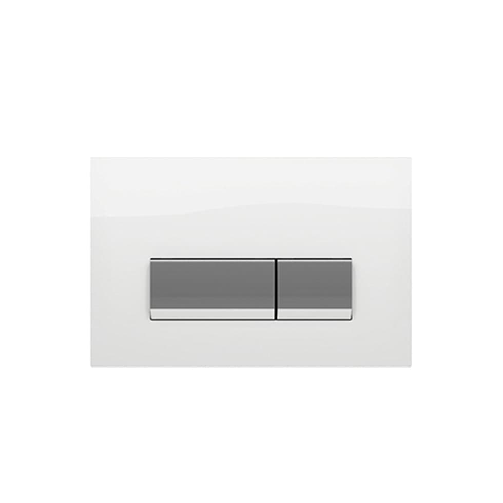 Πλακέτα χειρισμού easy-touch Wisa Vivente F390-300 Λευκό κρύσταλλο / Χρώμιο 24,7x16,5cm