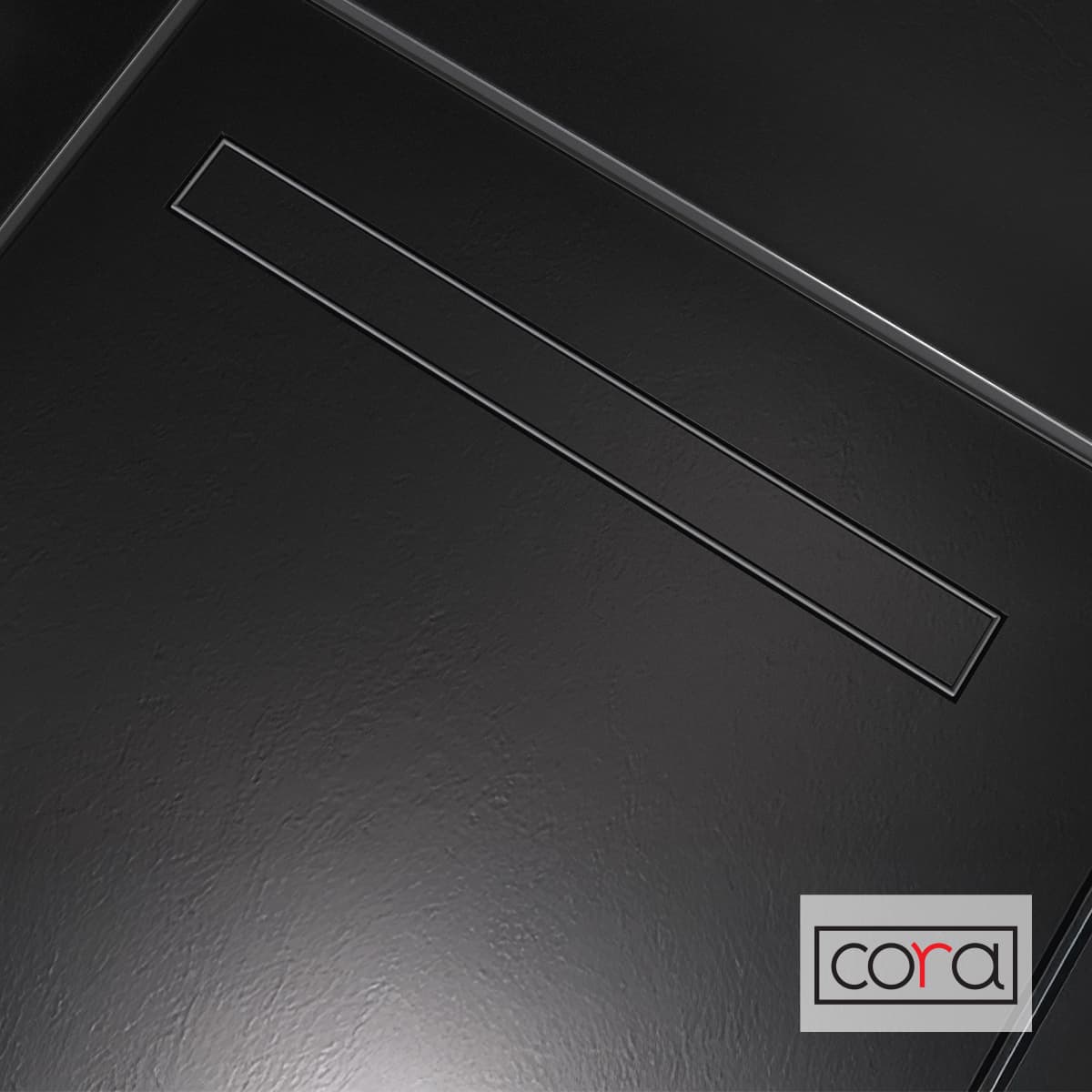 Κανάλι Ντους Cora Kira 85050 Inox 50cm (και για πλακάκι) Υ6cm