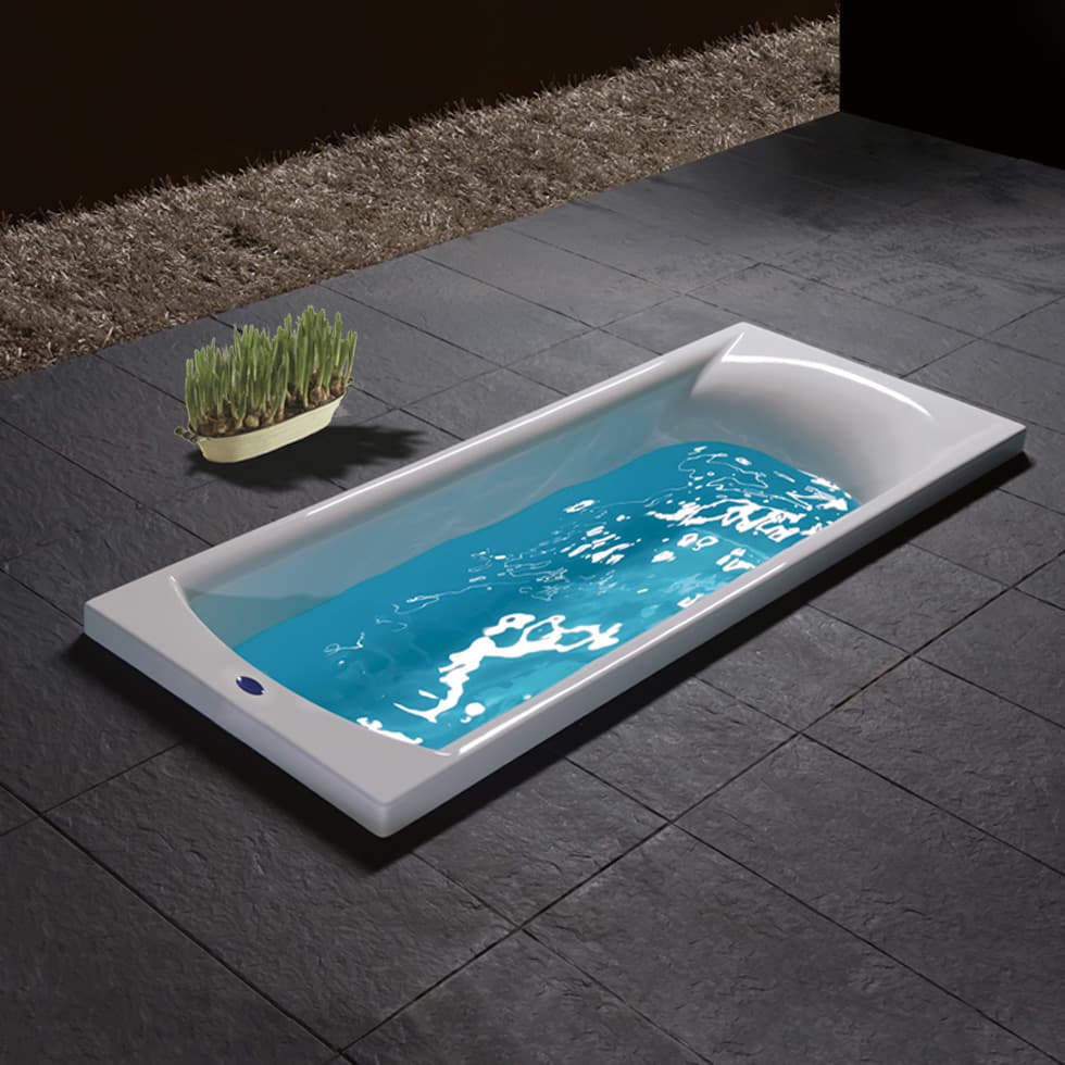 Μπανιέρα ευθύγραμμη Carron Delta 400-425C Λευκό 150x70cm