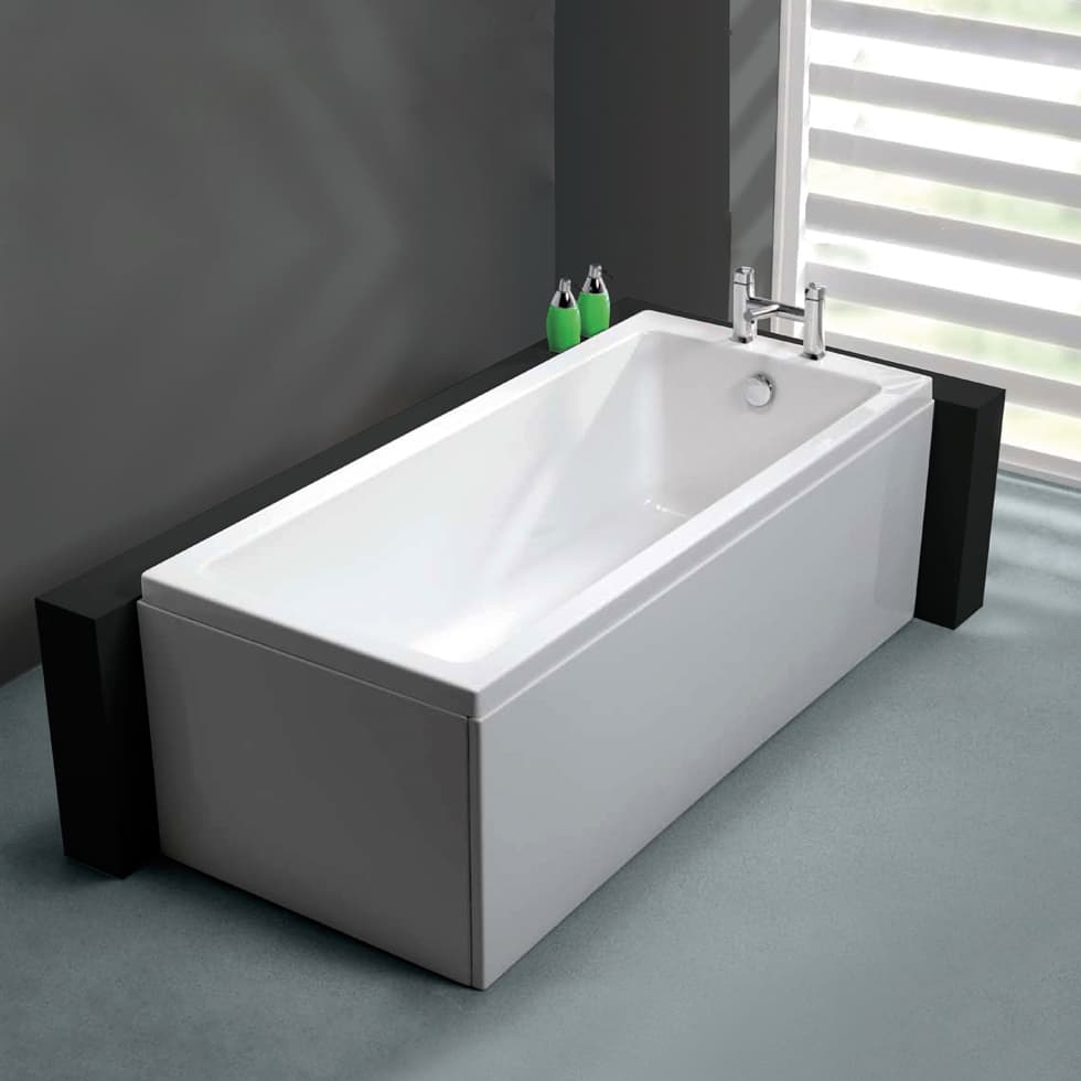 Μπανιέρα ευθύγραμμη Carron Quantum 400-457C Λευκό 180x80cm