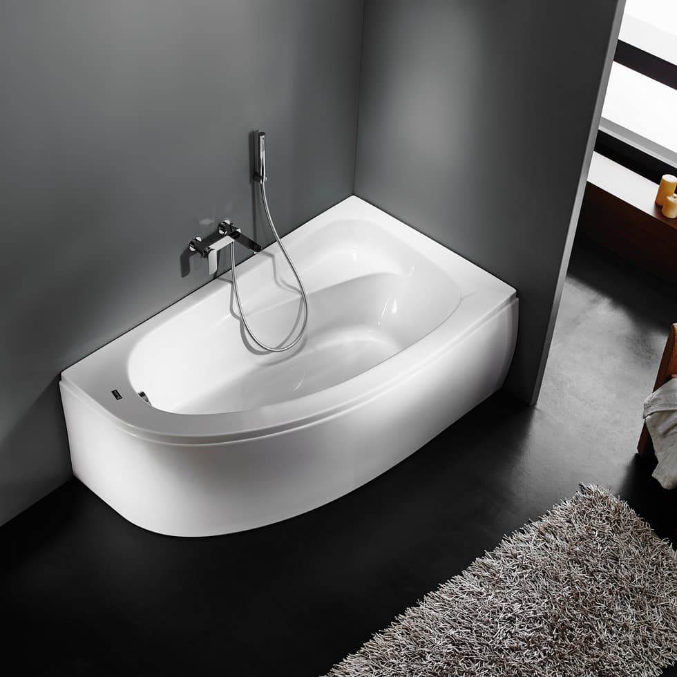 Μπανιέρα γωνιακή Sirene Marina 402-MAR16090-2 Λευκό 160x90cm (δεξιά)