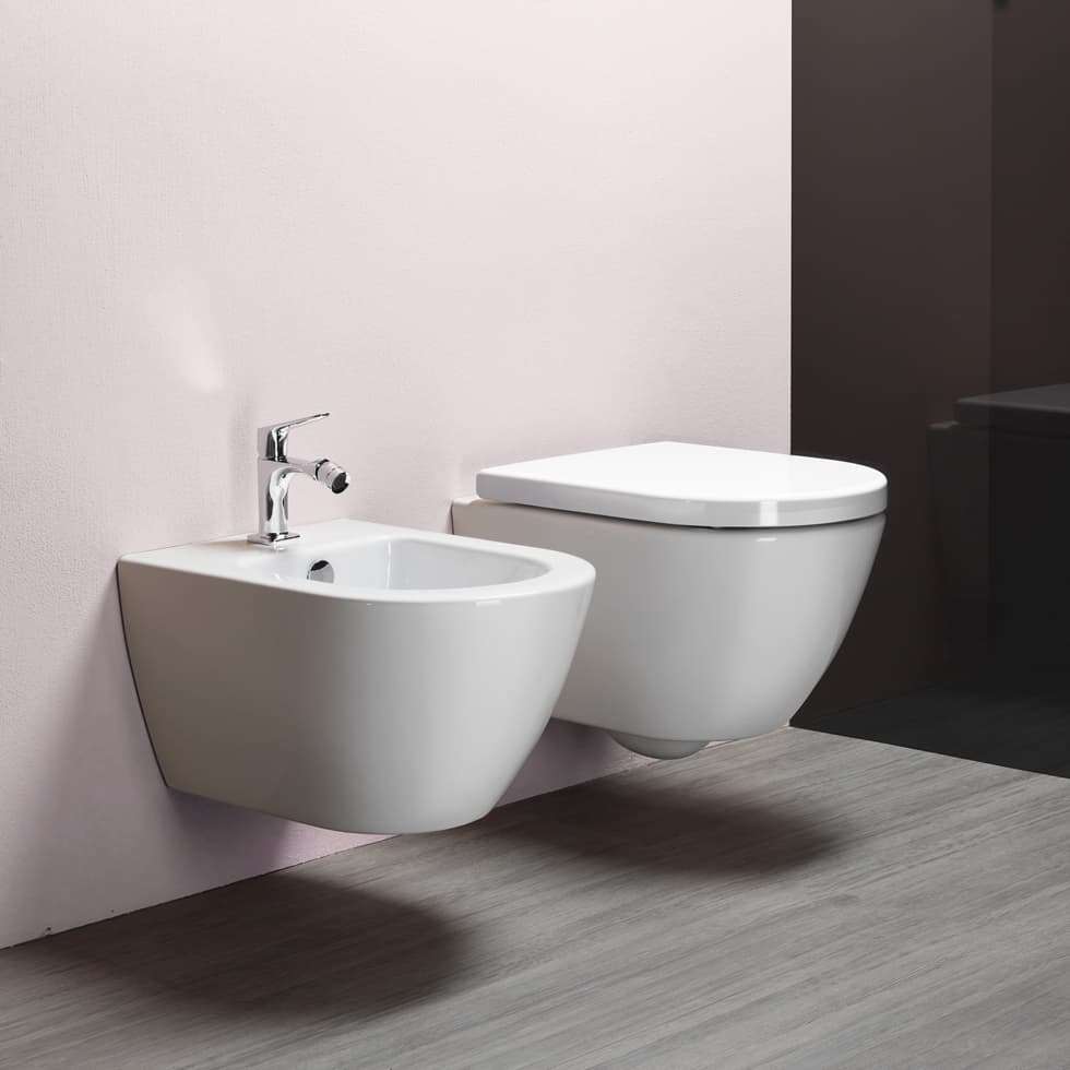 Μπιντέ κρεμαστός GSI Pura 8864-300 Λευκό 36x50cm
