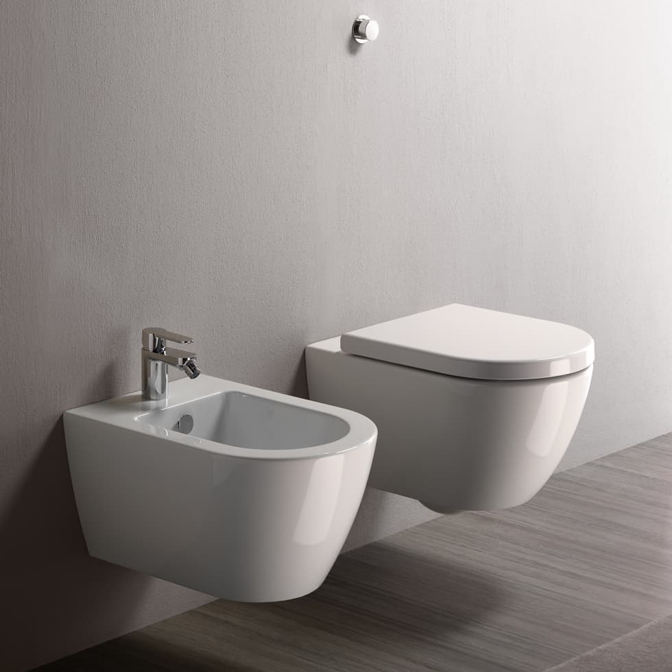 Μπιντέ κρεμαστός GSI Pura 8865-300 Λευκό 36x55cm