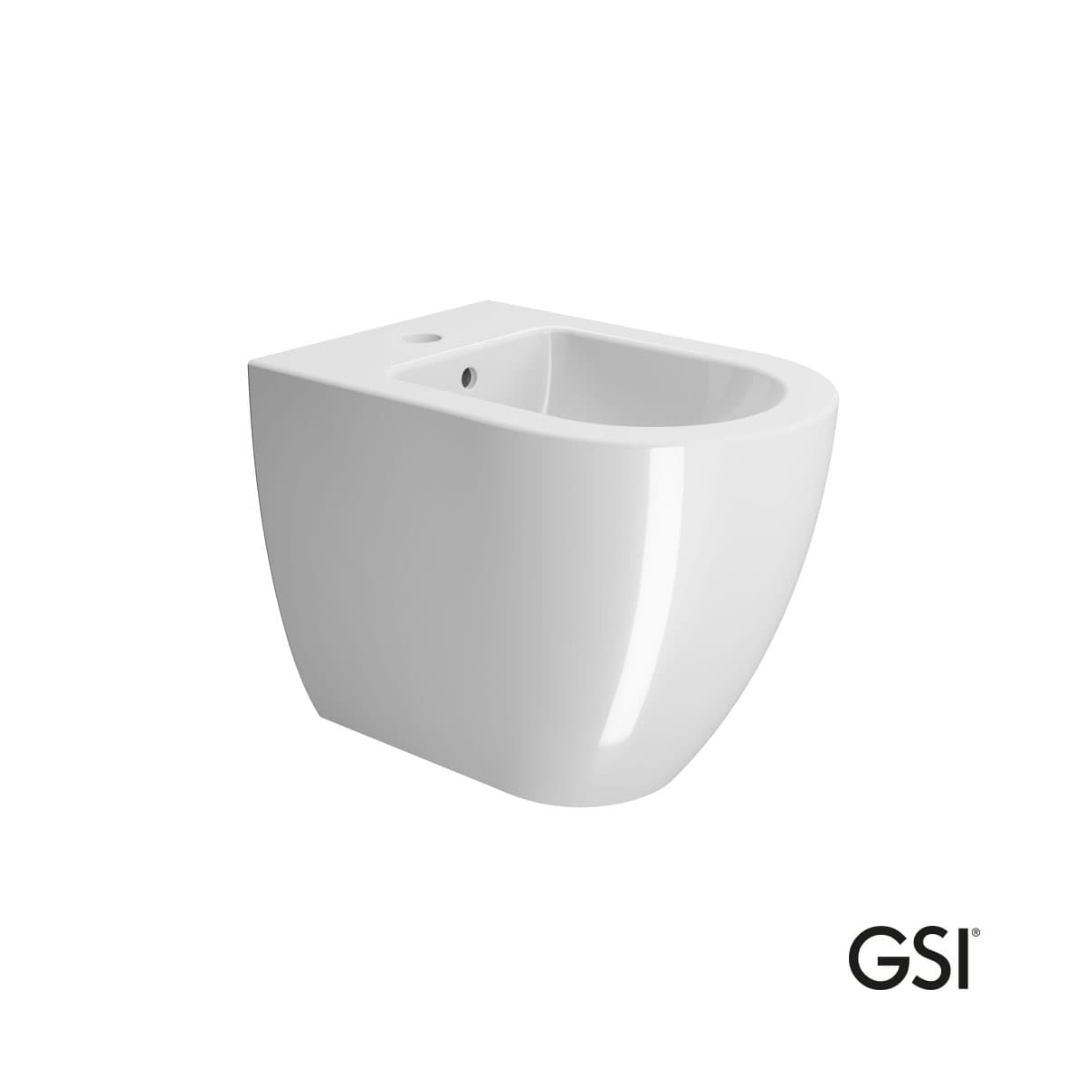 Μπιντέ κρεμαστός GSI Pura 8872-300 Λευκό 36x55cm